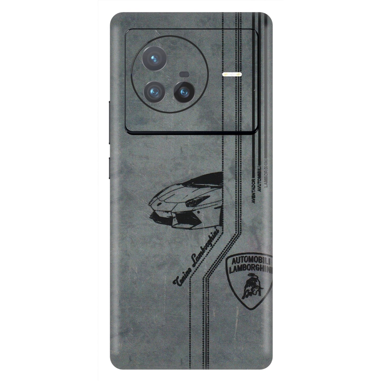 VIVO Z/V/X/T/U/S Series Phone Skins (All Models) - New Lamborgini Aventador - 3D Embossed Finish (L-321) Vivo X80 (5G)