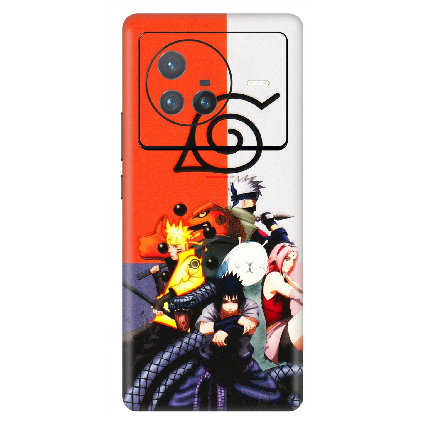 VIVO Z/V/X/T/U/S Series Phone Skins (All Models) - Naruto Final Fight - 3D Embossed Finish (L-33) Vivo X80 (5G)