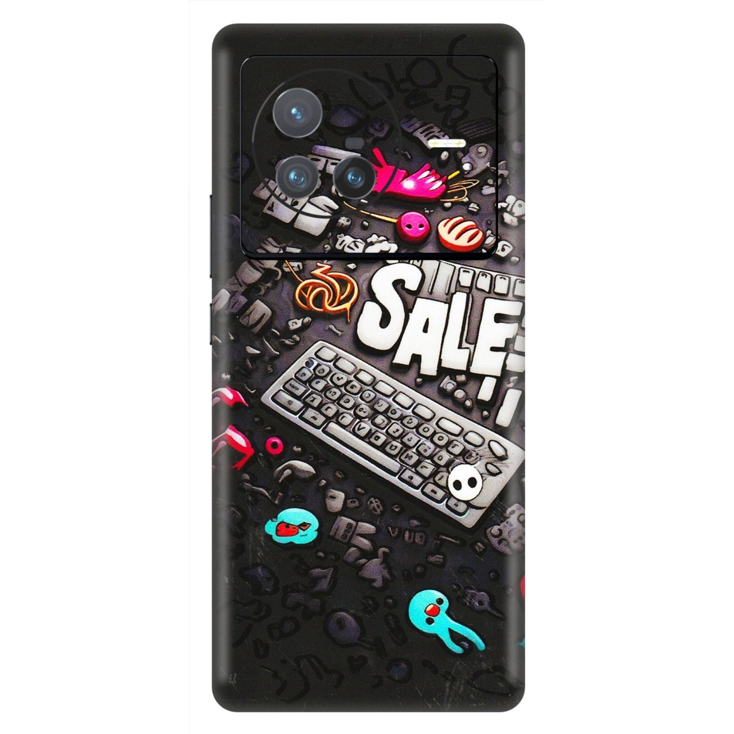 VIVO Z/V/X/T/U/S Series Phone Skins (All Models) - Gadgets Sale - 3D Embossed Finish (L-50) Vivo X80 (5G)