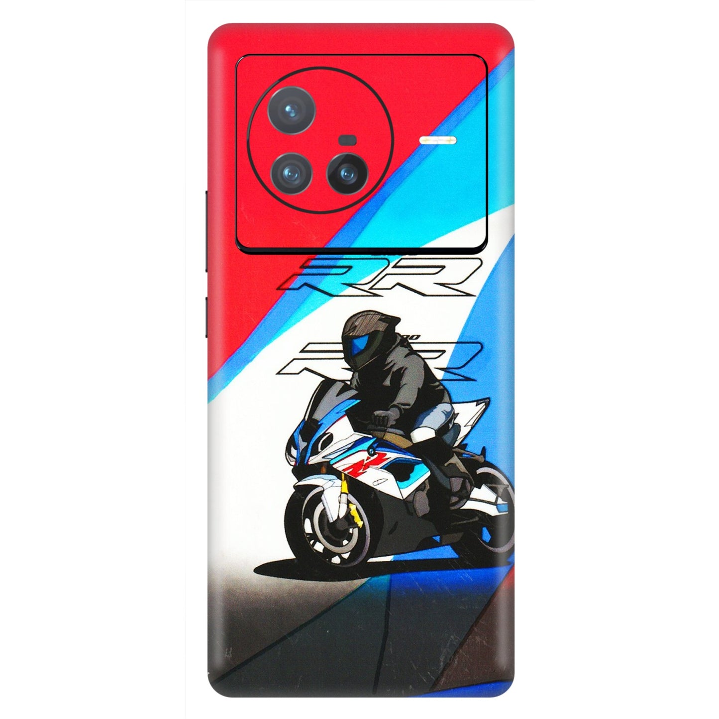VIVO Z/V/X/T/U/S Series Phone Skins (All Models) - Bikers Love - 3D Embossed Finish (L-58) Vivo X80 (5G)