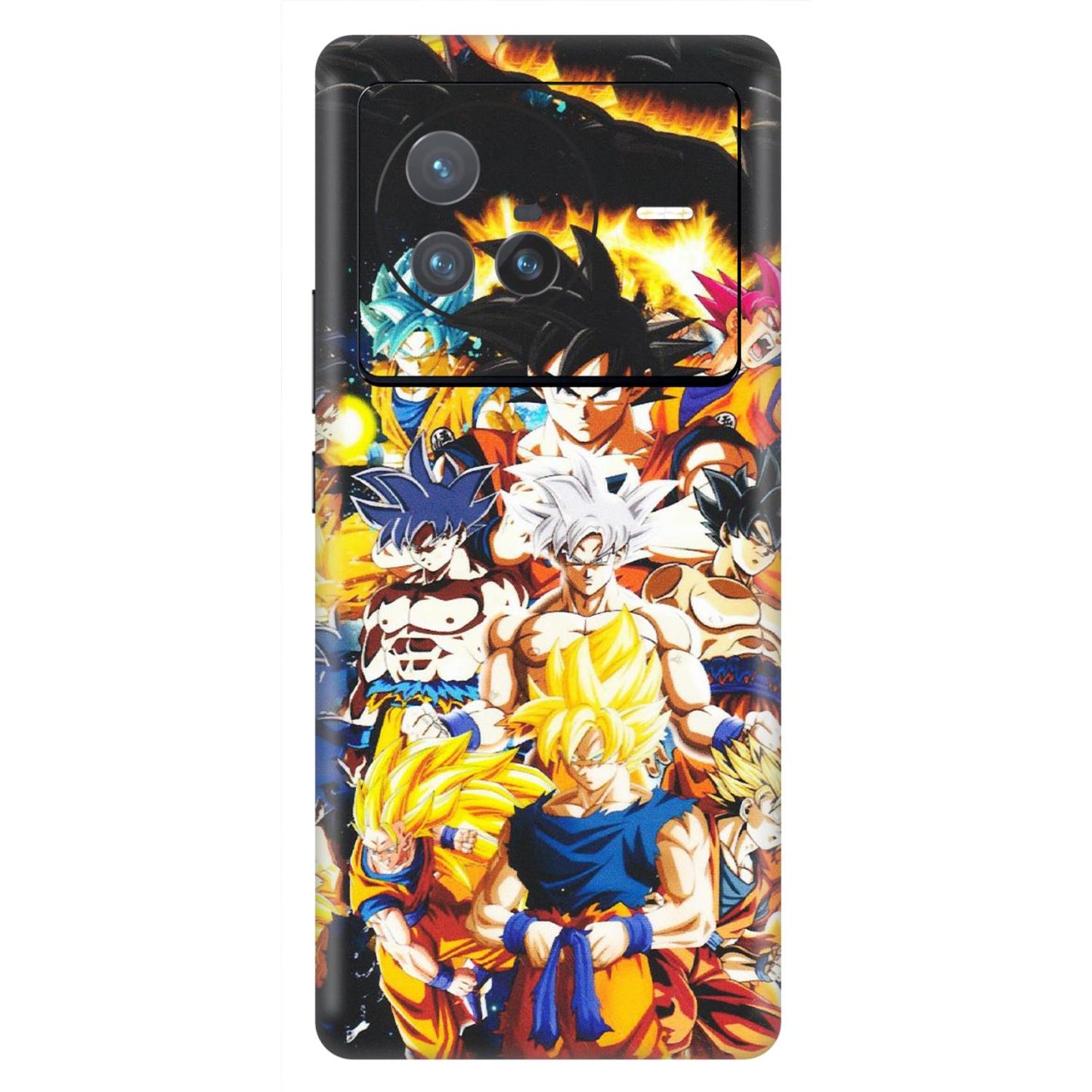 VIVO Z/V/X/T/U/S Series Phone Skins (All Models) - Ultimate Dragon Ball Z - Matte Finish (M-100) Vivo X80 (5G)