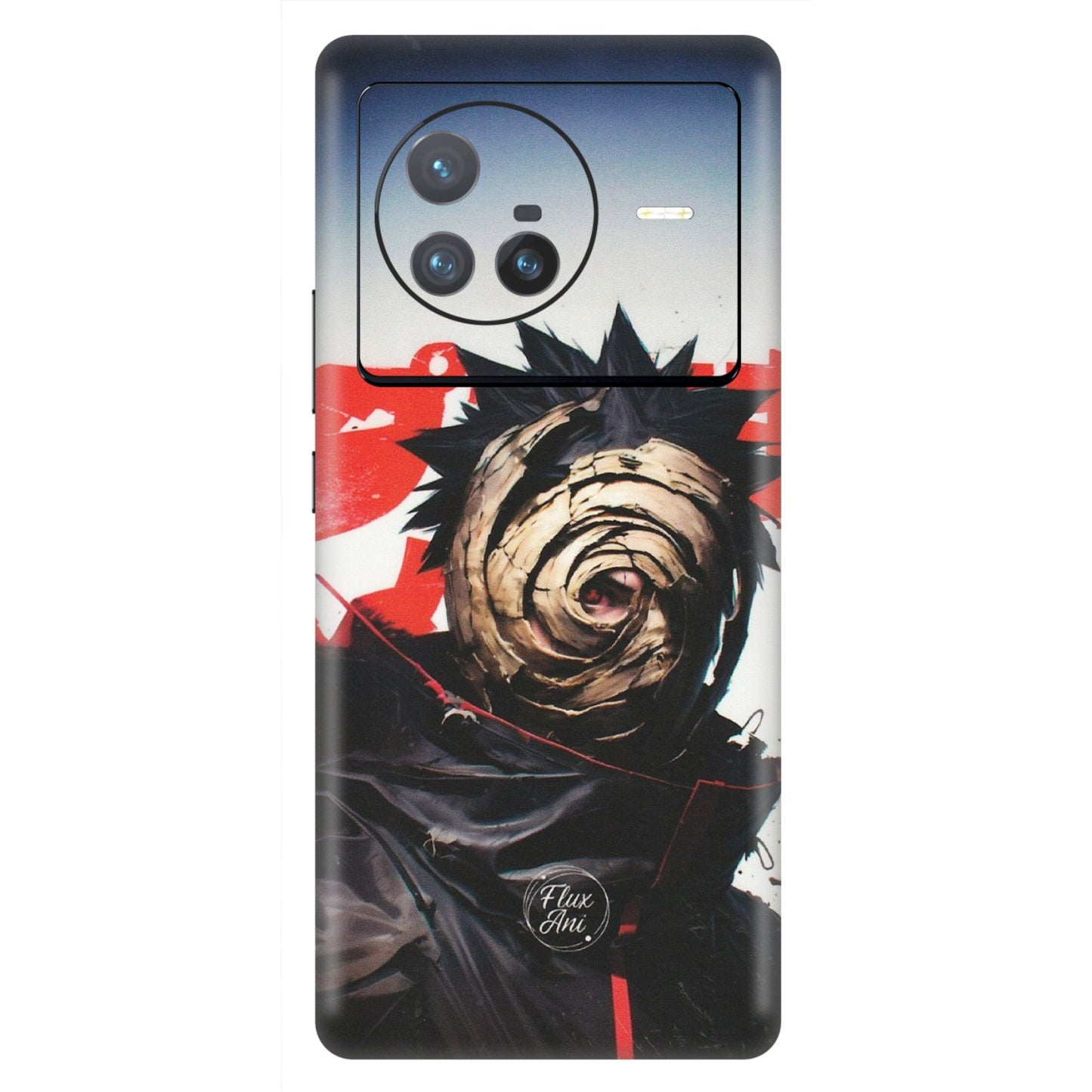 VIVO Z/V/X/T/U/S Series Phone Skins (All Models) - Obito Uchiha Cool Anime - Matte Finish (M-134) Vivo X80 (5G)