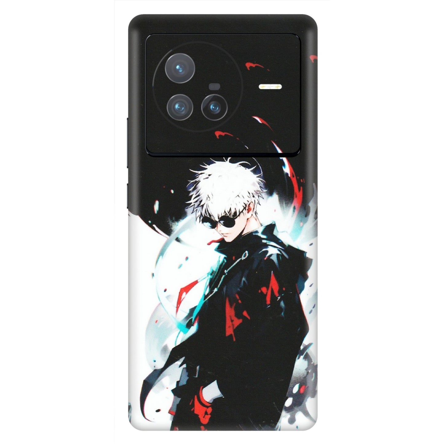 VIVO Z/V/X/T/U/S Series Phone Skins (All Models) - Gojo Powerful Charater Kaisen Anime - Matte Finish (M-144) Vivo X80 (5G)