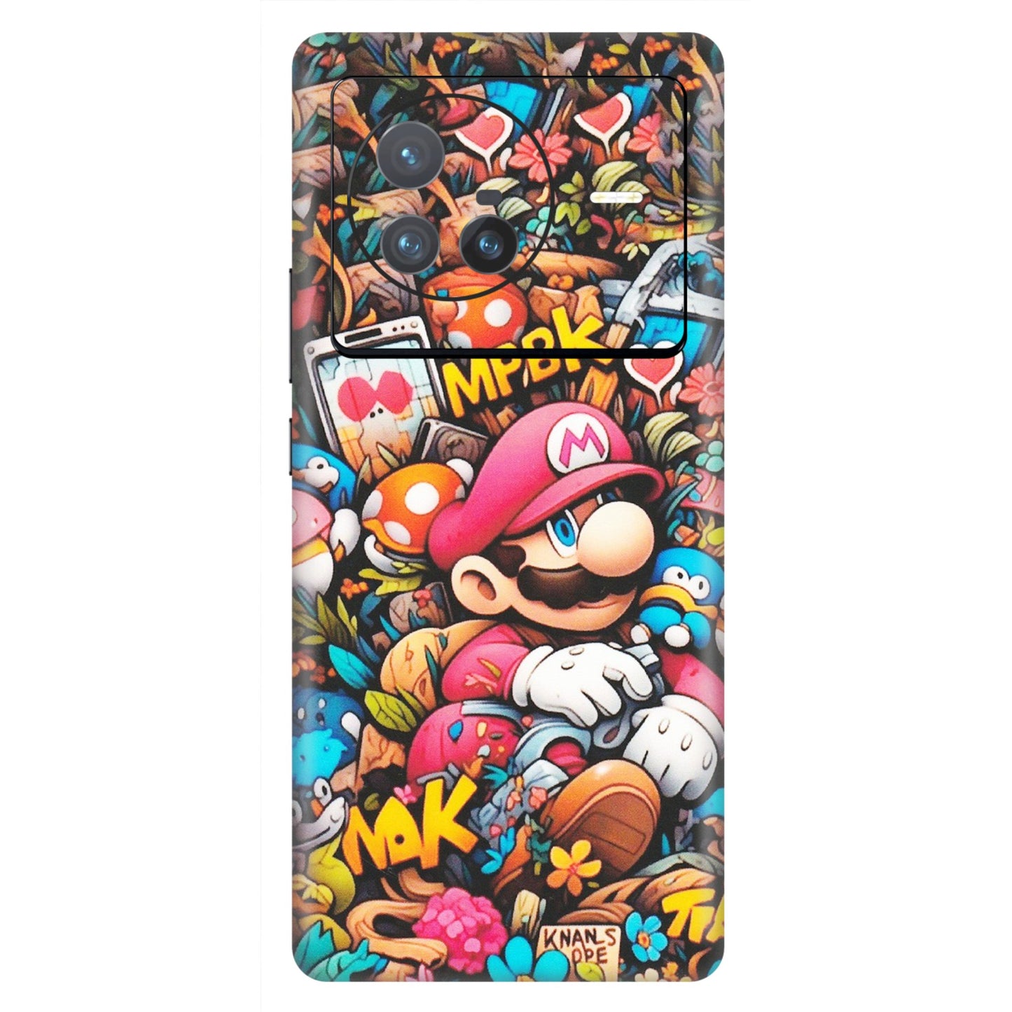 VIVO Z/V/X/T/U/S Series Phone Skins (All Models) - Super Mario Bros Artistic - Matte Finish (M-173) Vivo X80 (5G)