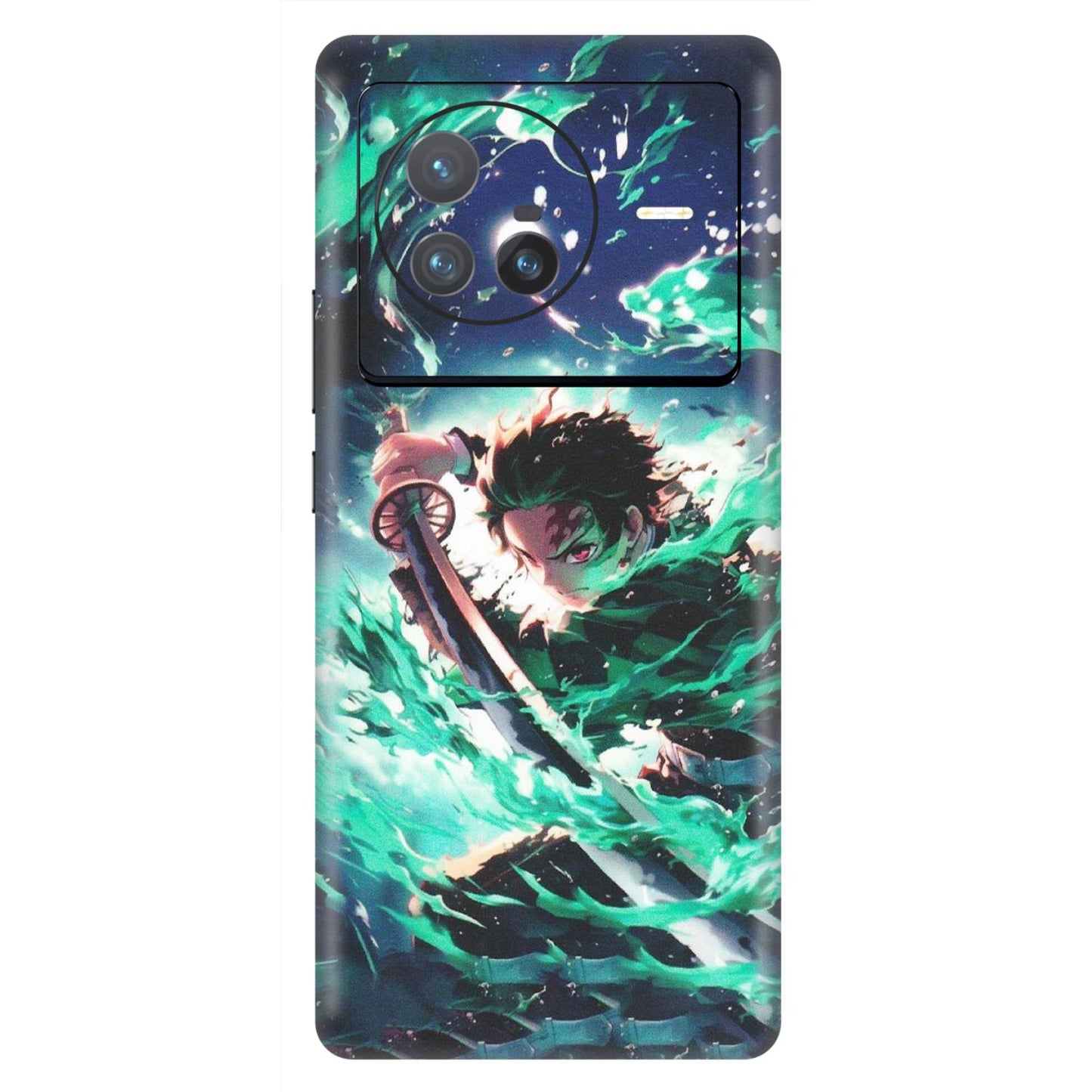 VIVO Z/V/X/T/U/S Series Phone Skins (All Models) - Sword Fighter Anime - Matte Finish (M-29) Vivo X80 (5G)