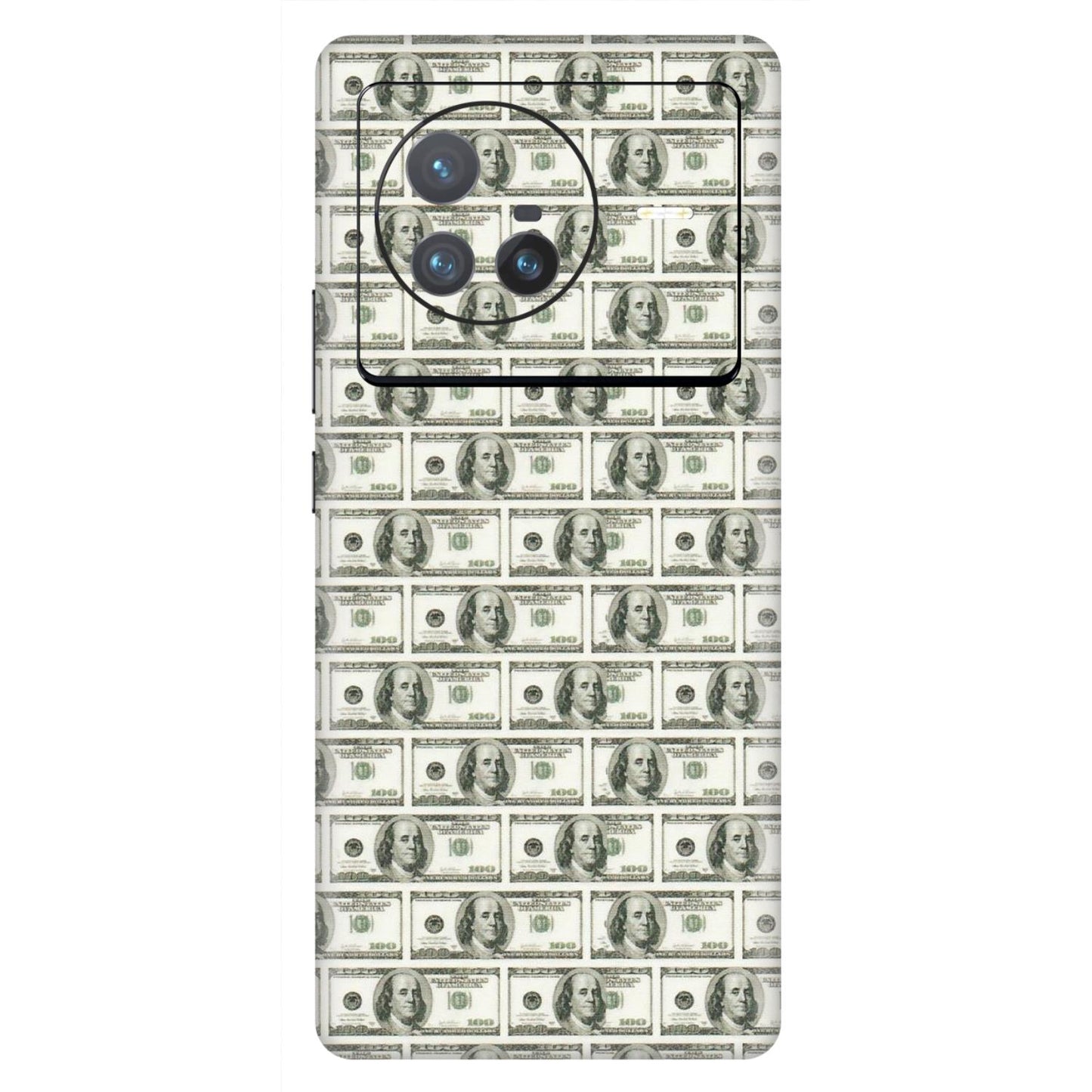 VIVO Z/V/X/T/U/S Series Phone Skins (All Models) - I Love Dollars - Matte Finish (M-40) Vivo X80 (5G)
