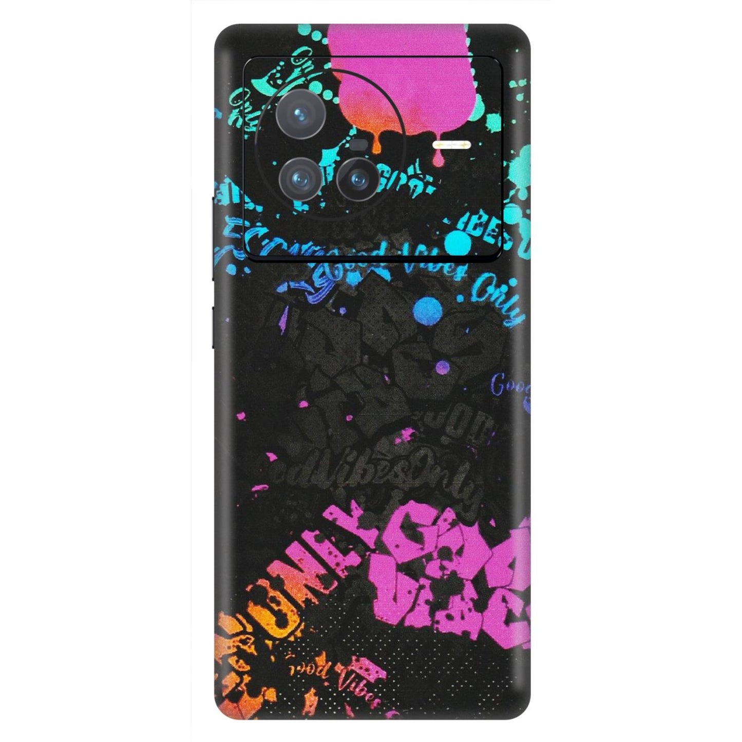 VIVO Z/V/X/T/U/S Series Phone Skins (All Models) - Majestic Black Vibes - Matte Finish (M-62) Vivo X80 (5G)