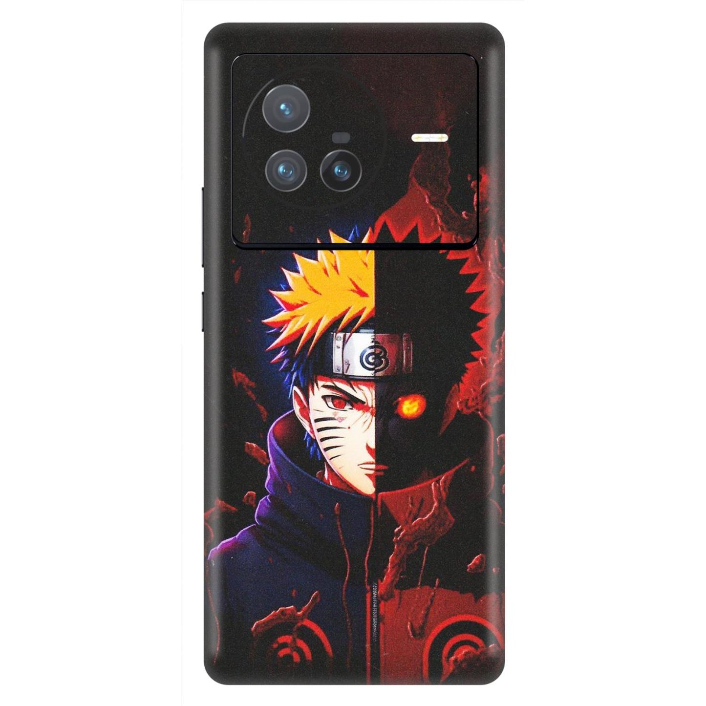VIVO Z/V/X/T/U/S Series Phone Skins (All Models) - Naruto X Evil - Matte Finish (M-70) Vivo X80 (5G)