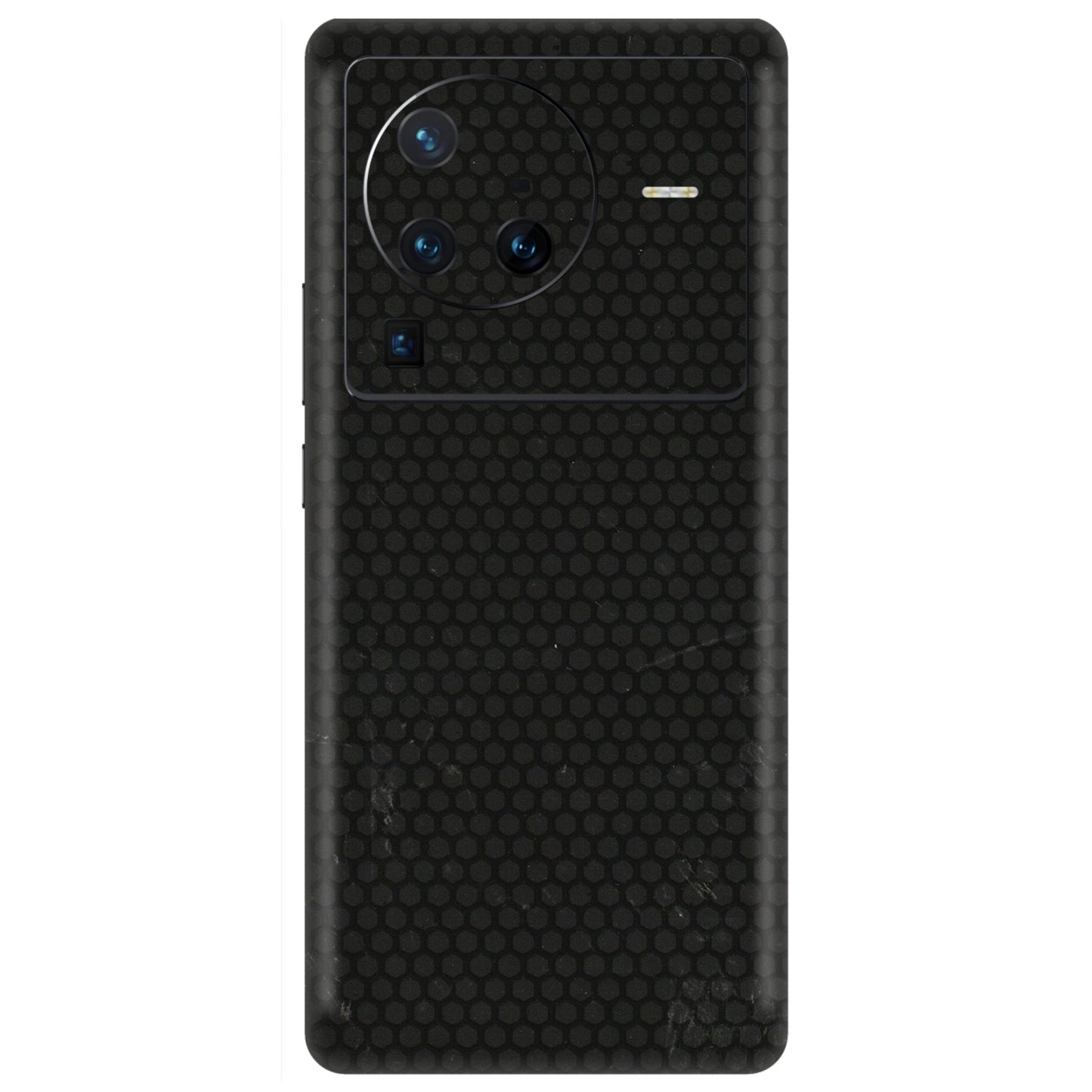 VIVO Z/V/X/T/U/S Series Phone Skins (All Models) - Black honeycomb - 3D Embossed Finish (L-114) Vivo X80 Pro (5G)