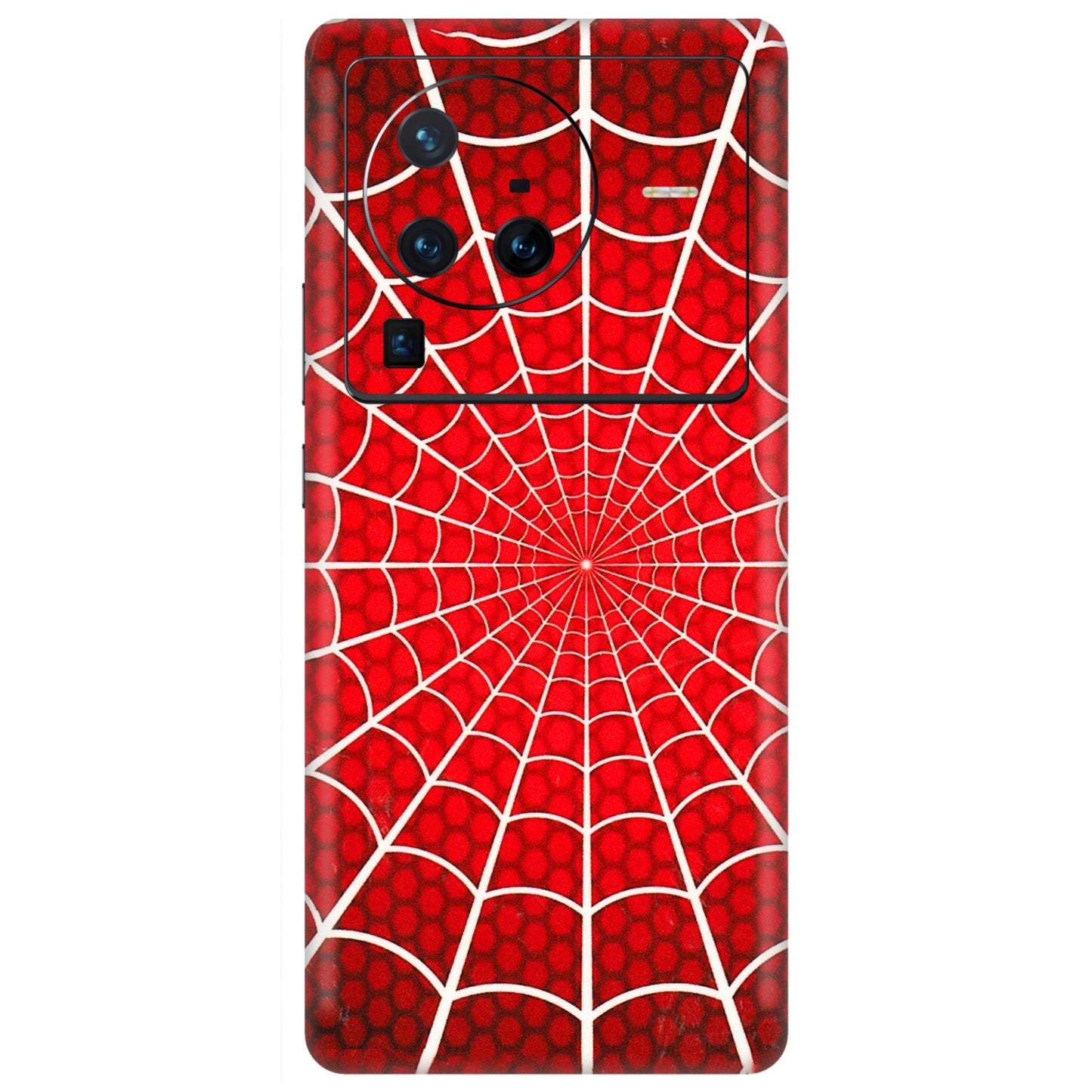 VIVO Z/V/X/T/U/S Series Phone Skins (All Models) - Classic Spidey Web - 3D Embossed Finish (L-115) Vivo X80 Pro (5G)