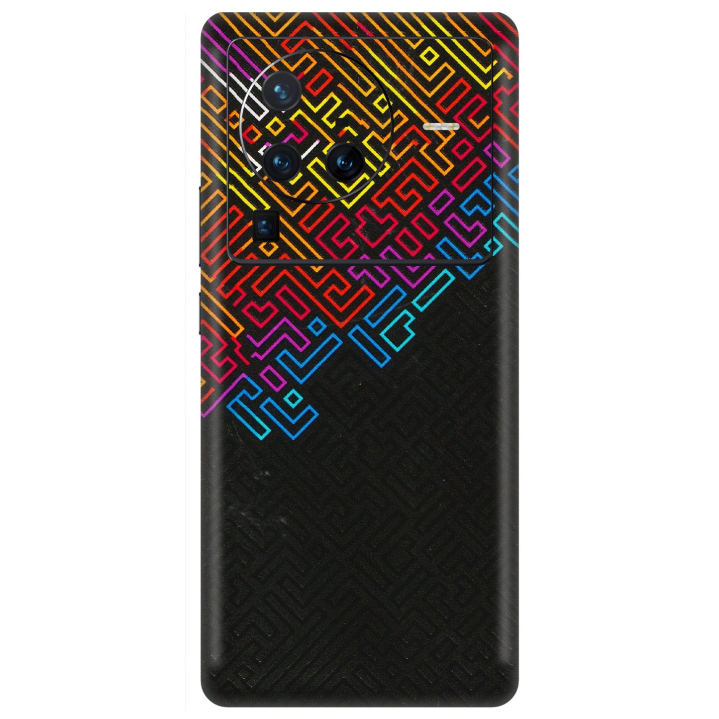 VIVO Z/V/X/T/U/S Series Phone Skins (All Models) - Dotme Pattern Art - 3D Embossed Finish (L-121) Vivo X80 Pro (5G)