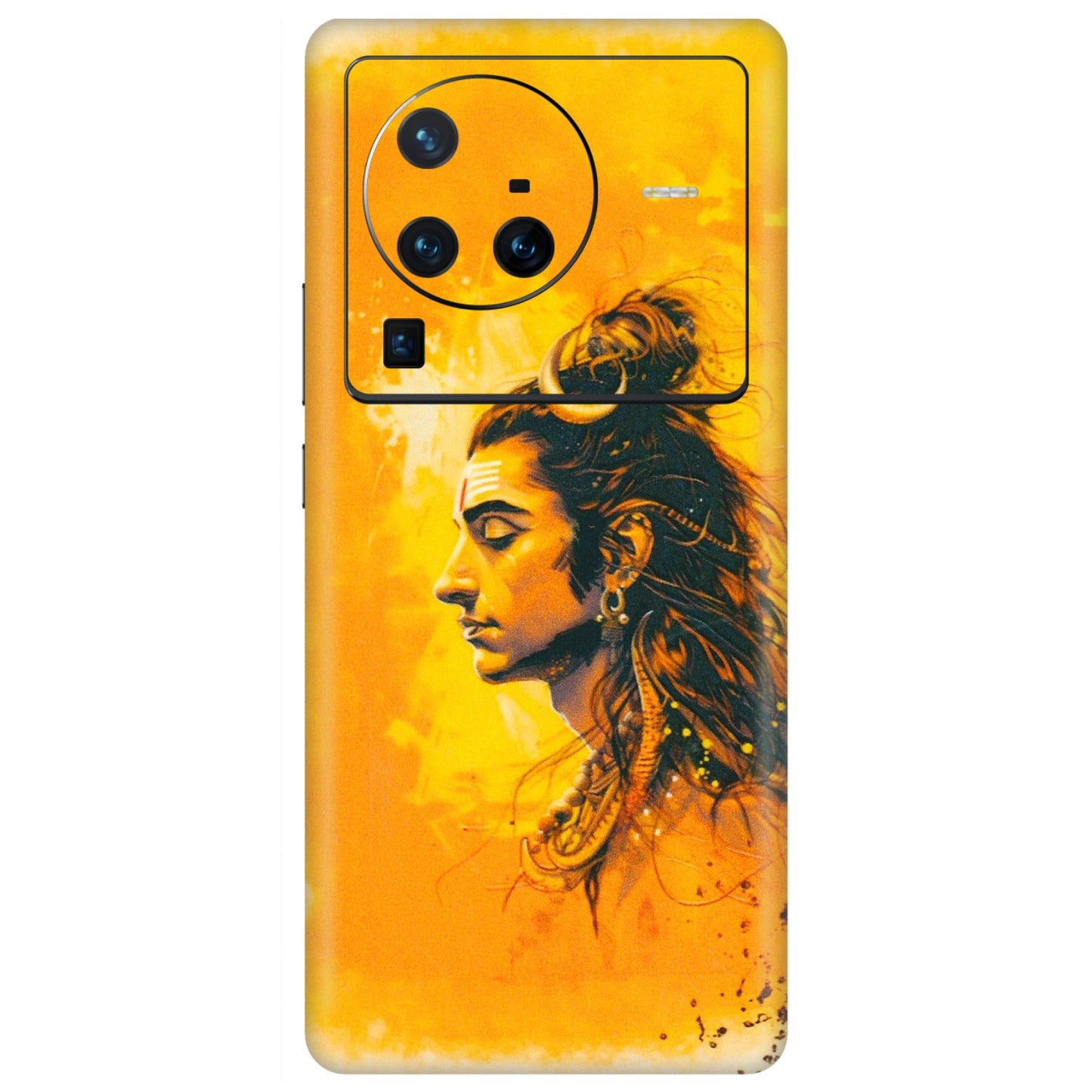 VIVO Z/V/X/T/U/S Series Phone Skins (All Models) - Shiv Shakti - 3D Embossed Finish (L-14) Vivo X80 Pro (5G)