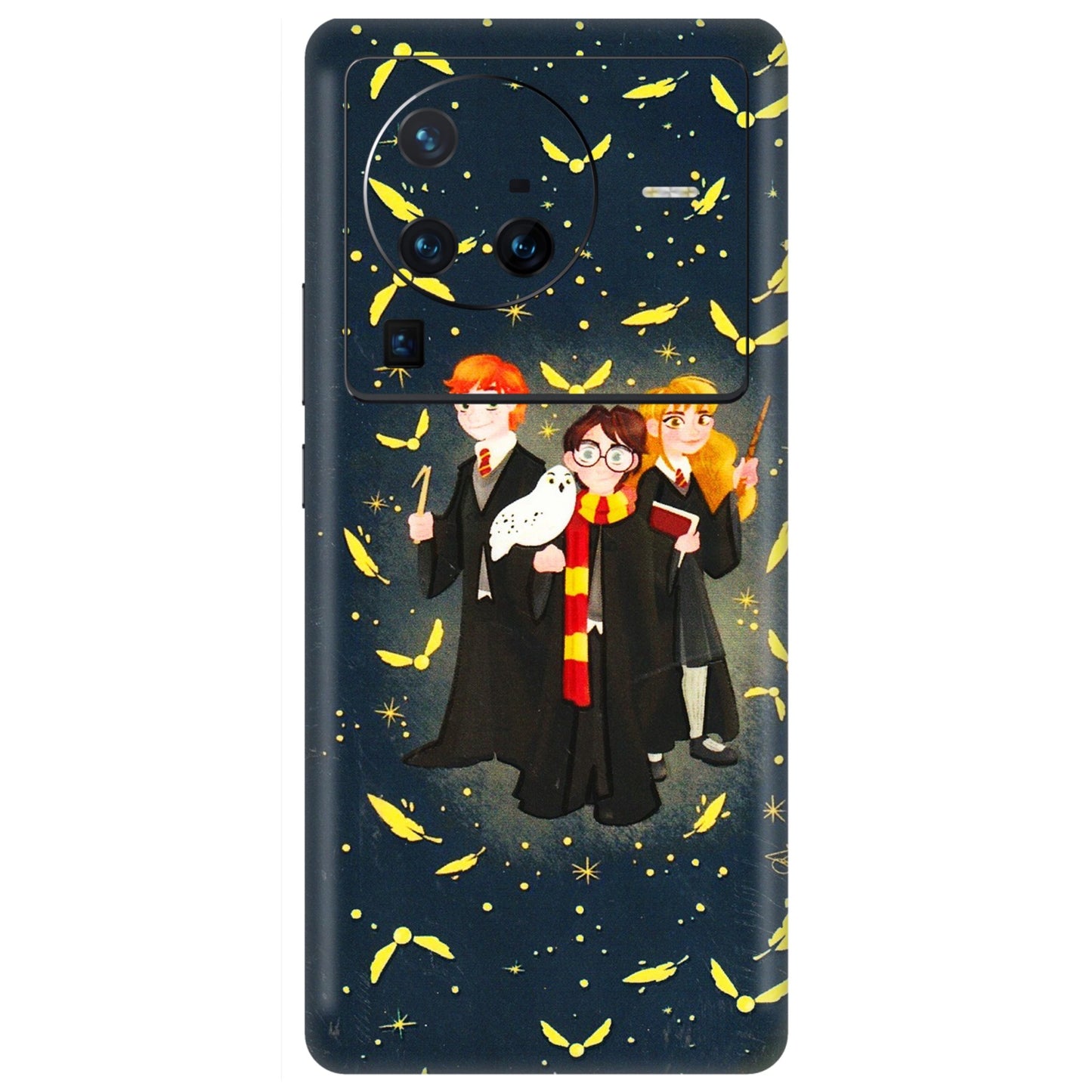 VIVO Z/V/X/T/U/S Series Phone Skins (All Models) - Harry Potter - 3D Embossed Finish (L-183) Vivo X80 Pro (5G)