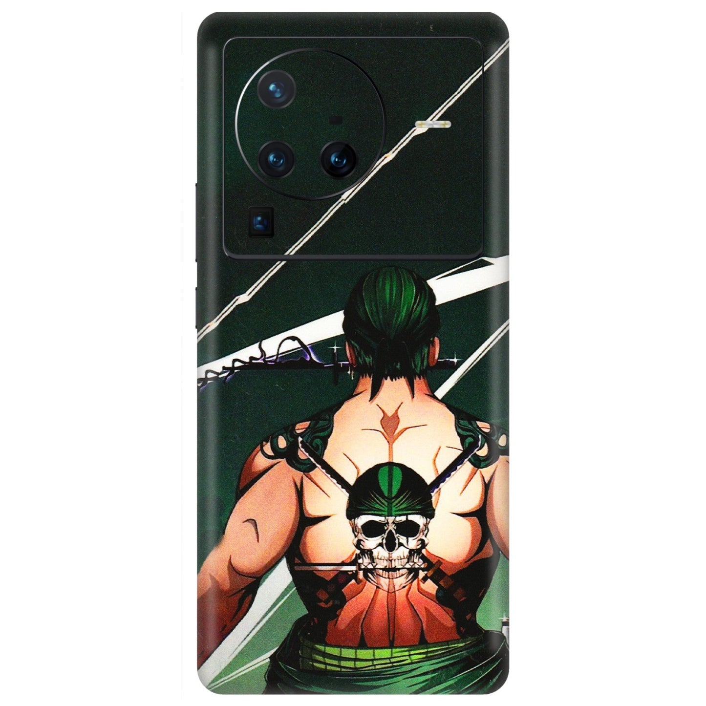 VIVO Z/V/X/T/U/S Series Phone Skins (All Models) - Zoro Anime - 3D Embossed Finish (L-23) Vivo X80 Pro (5G)