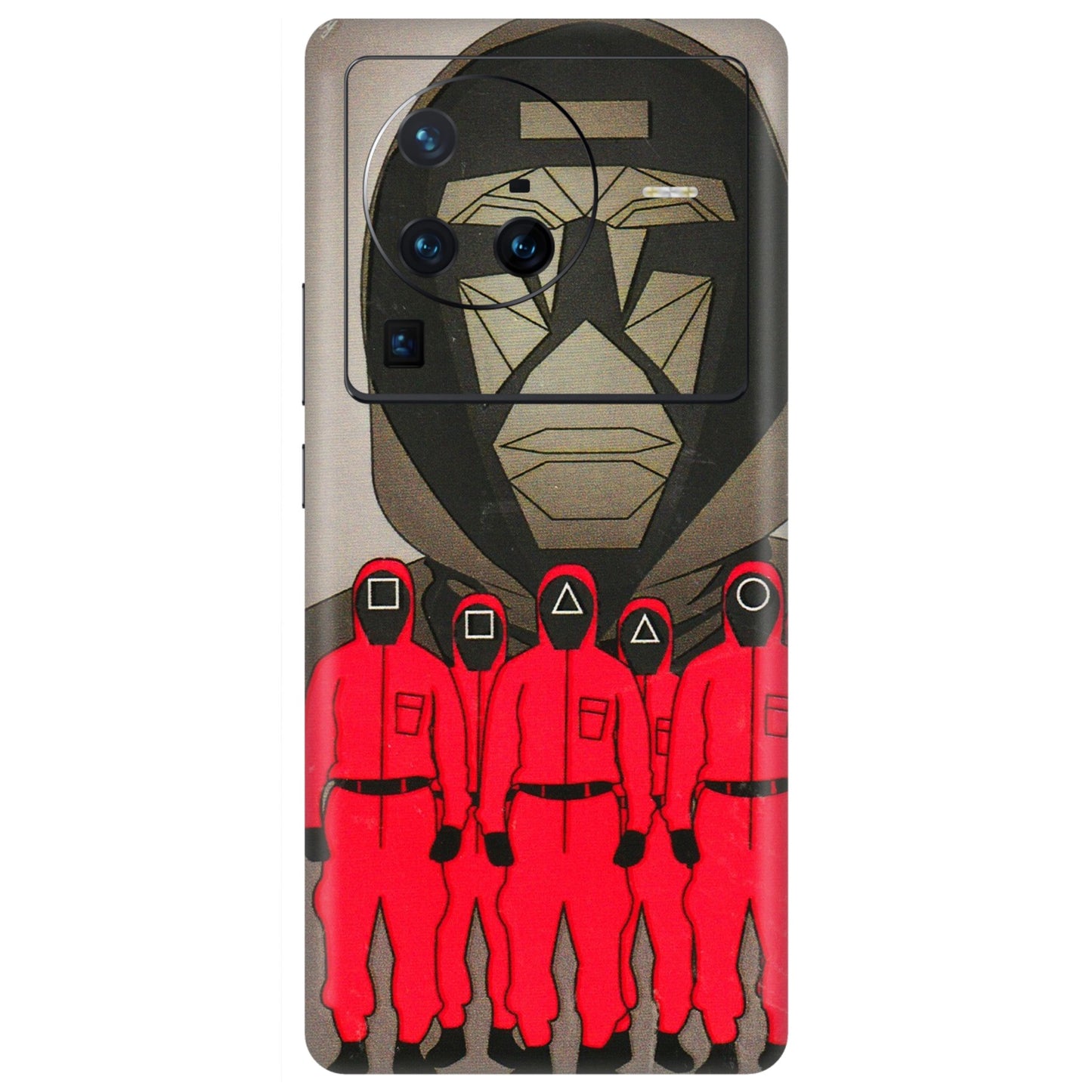 VIVO Z/V/X/T/U/S Series Phone Skins (All Models) - Squid Game Hero - 3D Embossed Finish (L-245) Vivo X80 Pro (5G)