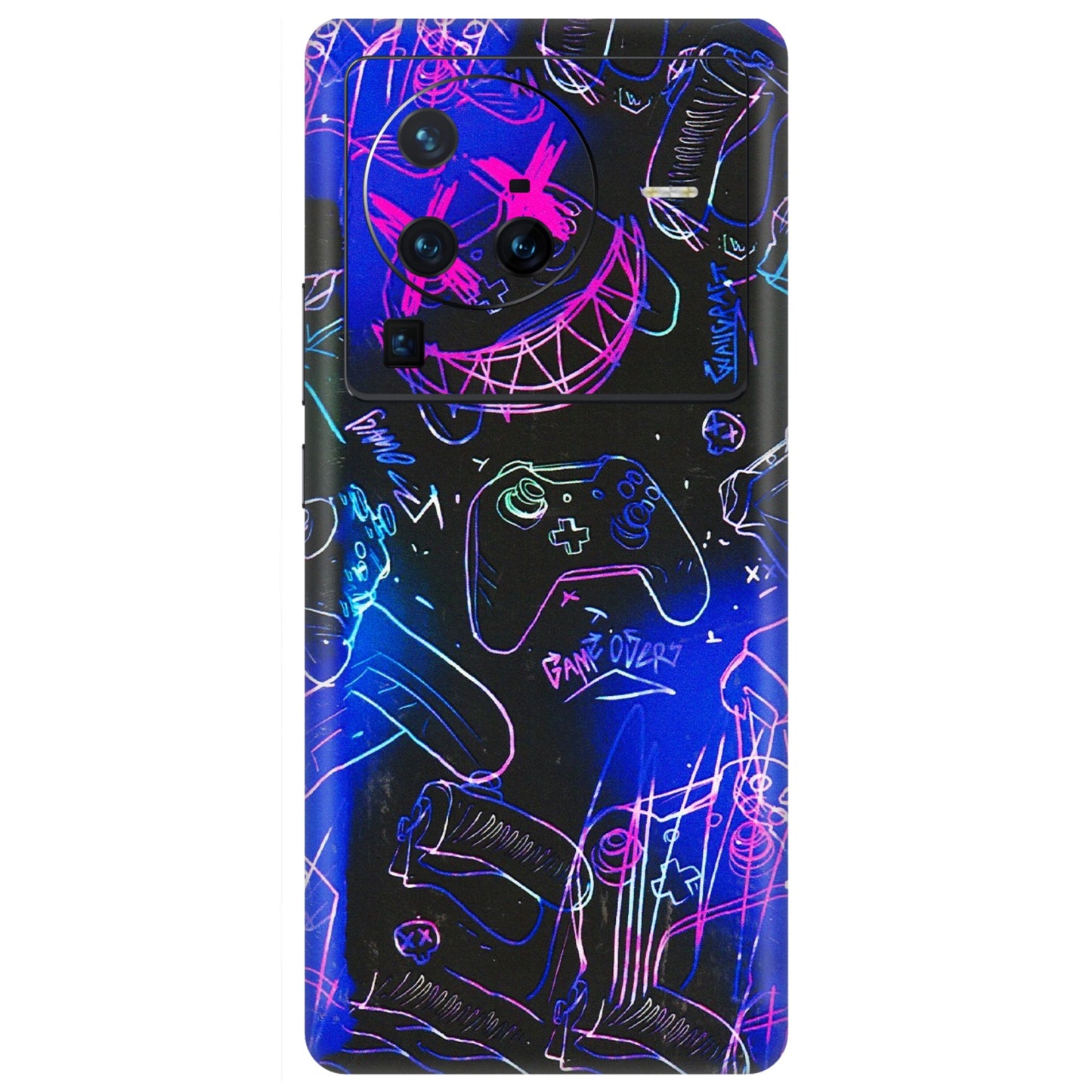VIVO Z/V/X/T/U/S Series Phone Skins (All Models) - Gamers Paradise - 3D Embossed Finish (L-258) Vivo X80 Pro (5G)