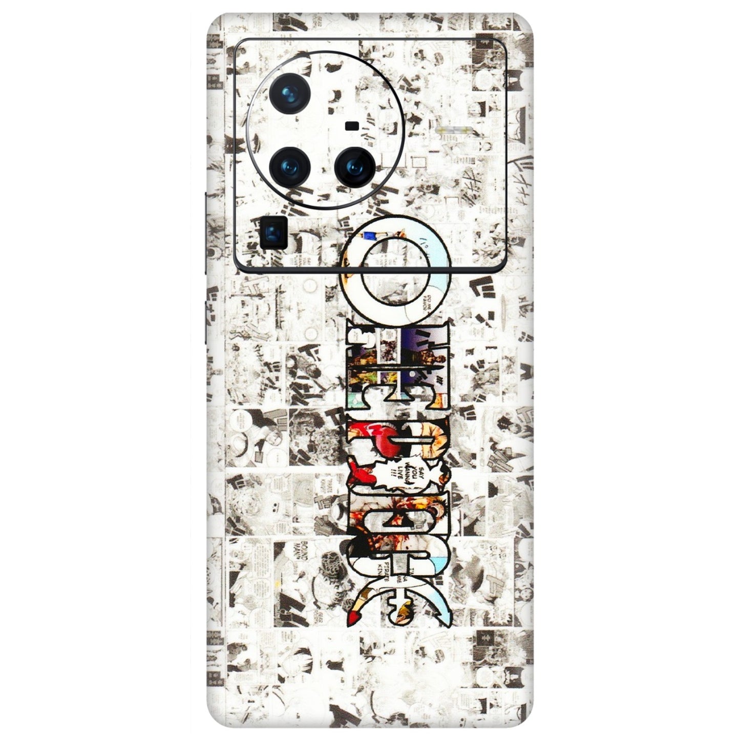 VIVO Z/V/X/T/U/S Series Phone Skins (All Models) - One Piece Manga - 3D Embossed Finish (L-26) Vivo X80 Pro (5G)