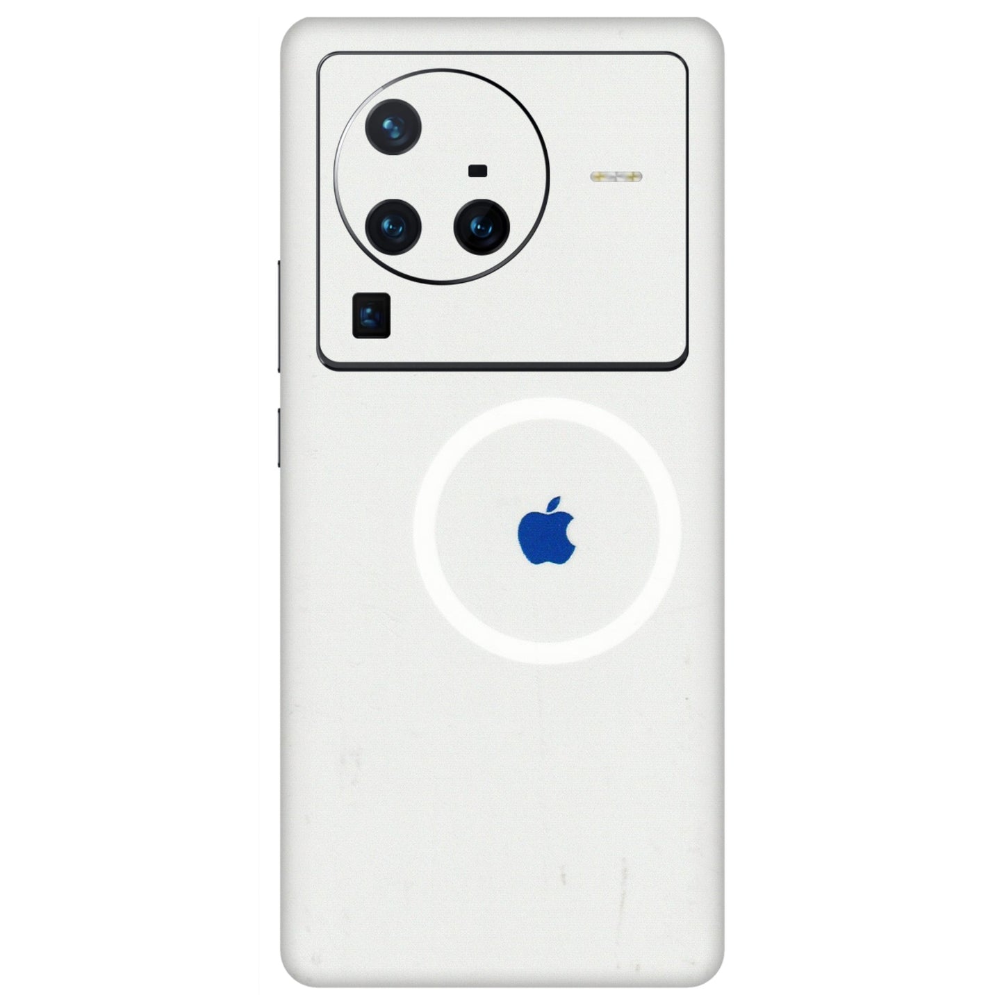 VIVO Z/V/X/T/U/S Series Phone Skins (All Models) - iPhone Magsafe Logo - 3D Embossed Finish (L-320) Vivo X80 Pro (5G)
