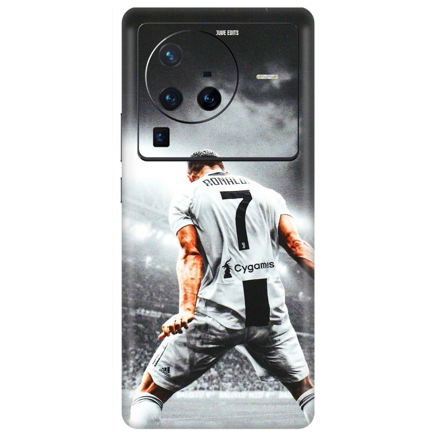 VIVO Z/V/X/T/U/S Series Phone Skins (All Models) - Ronaldo CR7 Crazy - 3D Embossed Finish (L-44) Vivo X80 Pro (5G)