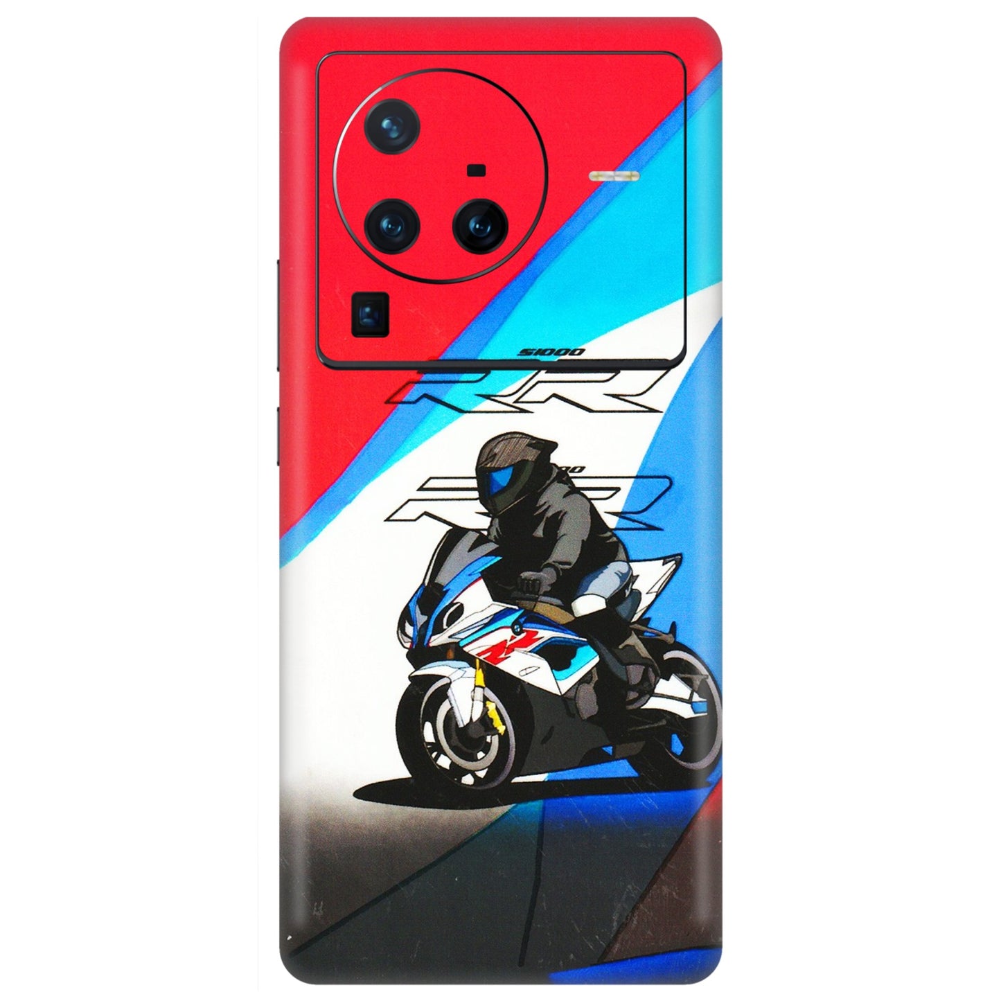 VIVO Z/V/X/T/U/S Series Phone Skins (All Models) - Bikers Love - 3D Embossed Finish (L-58) Vivo X80 Pro (5G)