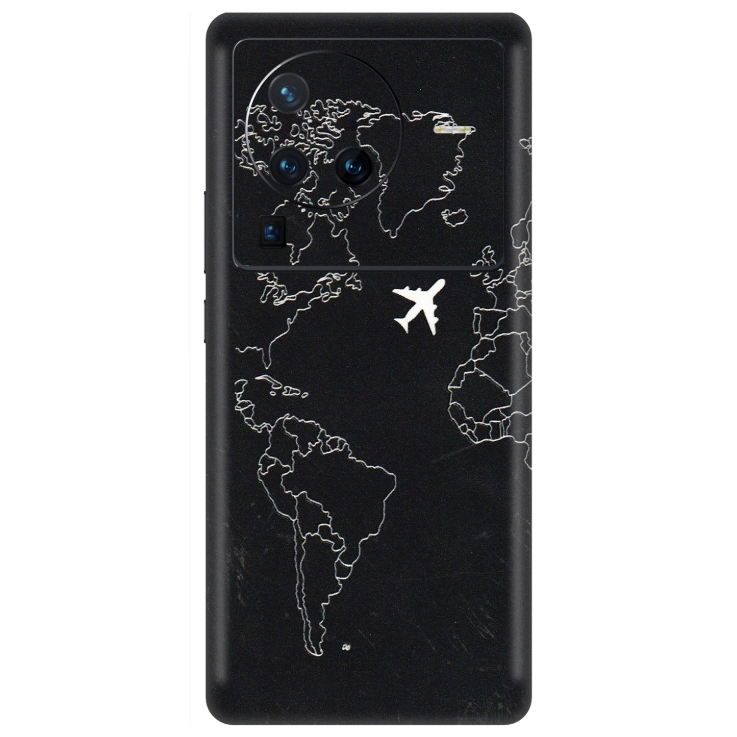 VIVO Z/V/X/T/U/S Series Phone Skins (All Models) - Never Ending Travel - 3D Embossed Finish (L-79) Vivo X80 Pro (5G)