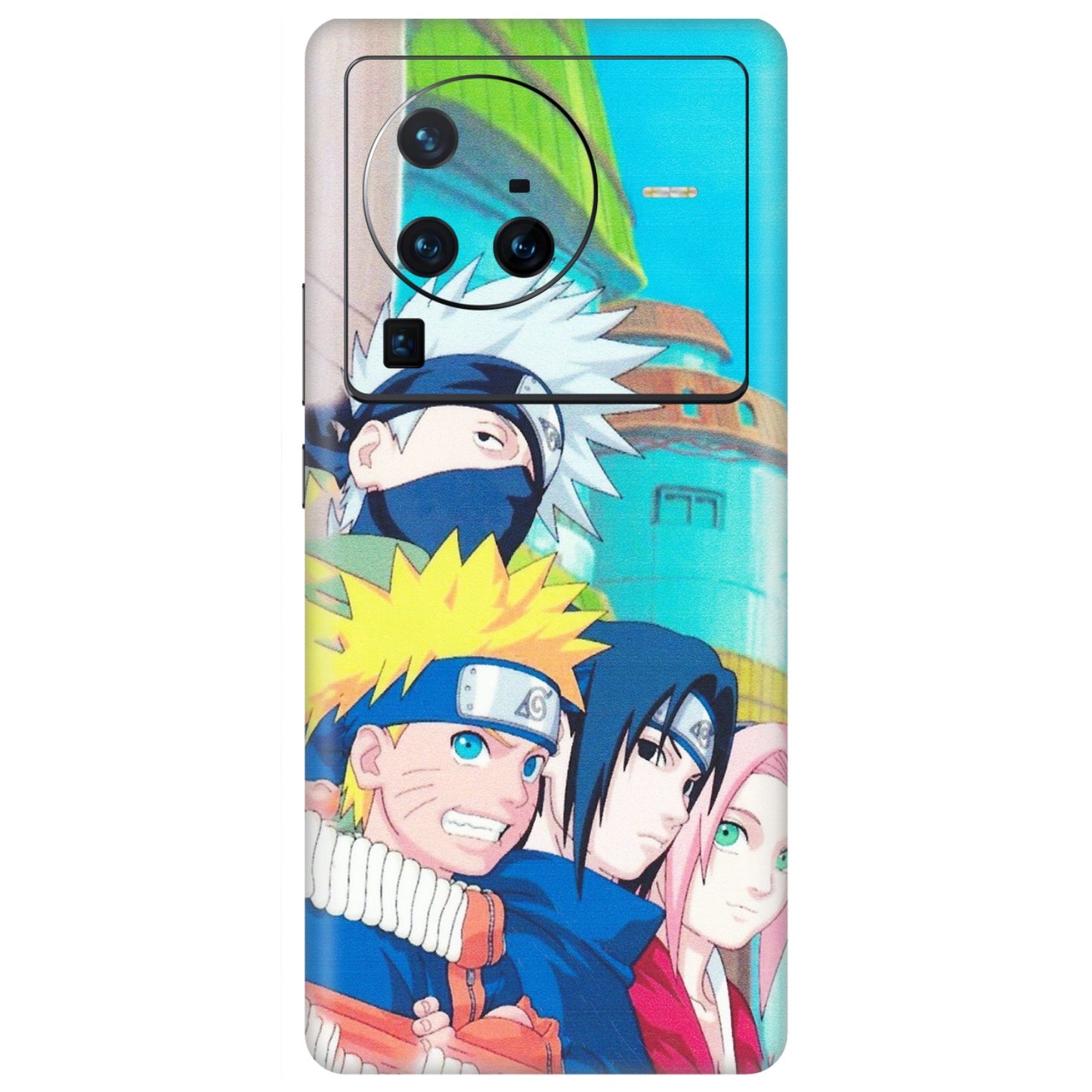 VIVO Z/V/X/T/U/S Series Phone Skins (All Models) - Team Minato And Kakashi - Matte Finish (M-101) Vivo X80 Pro (5G)