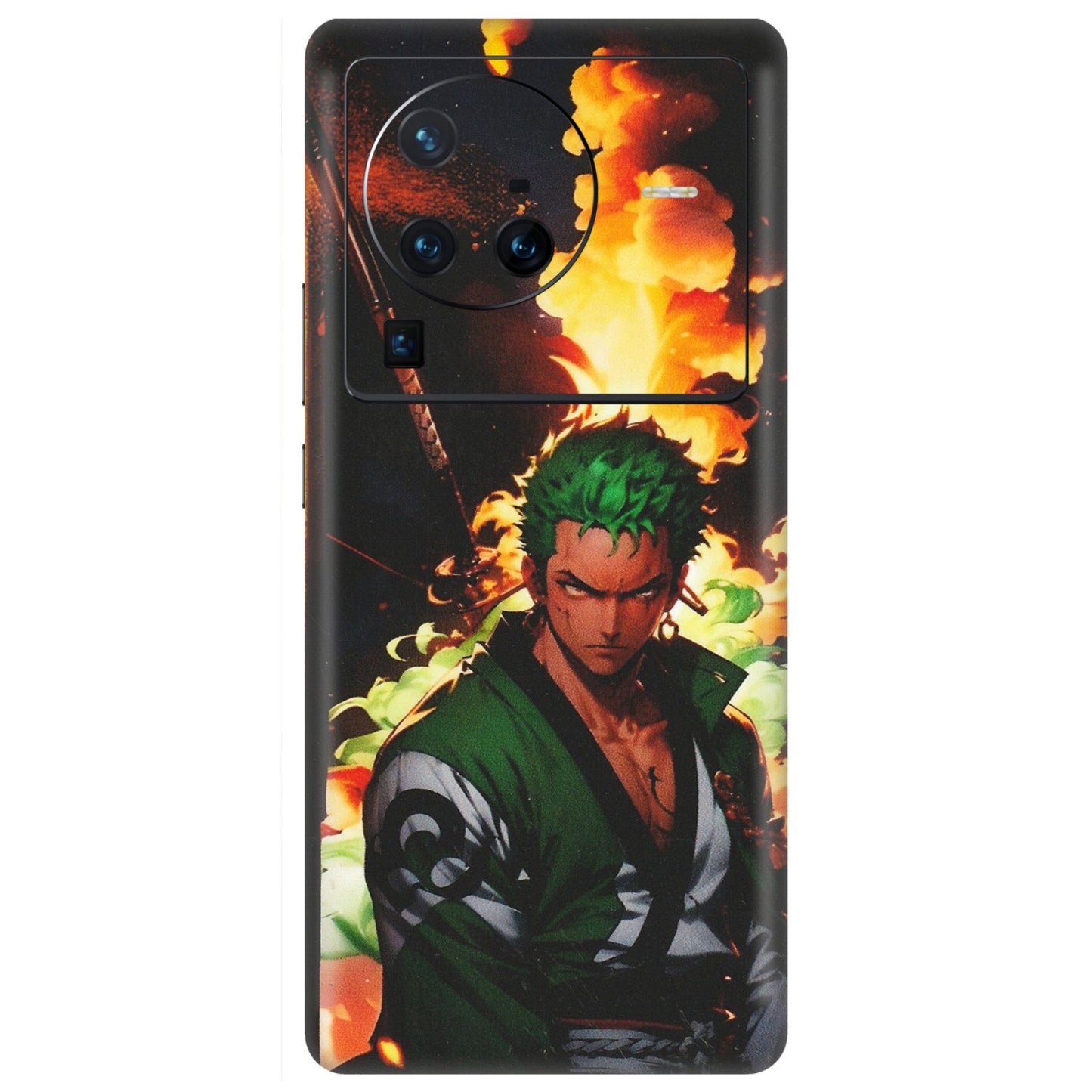 VIVO Z/V/X/T/U/S Series Phone Skins (All Models) - Roronoa Zoro - Matte Finish (M-102) Vivo X80 Pro (5G)