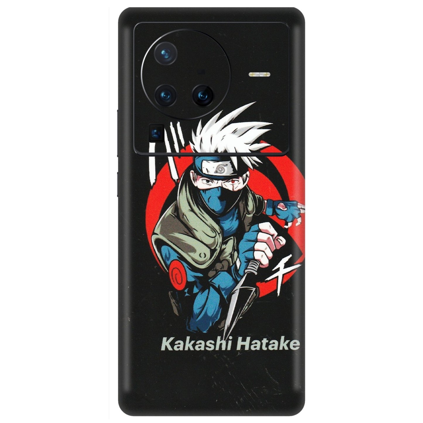 VIVO Z/V/X/T/U/S Series Phone Skins (All Models) - Naruto Kakashi Hatake Killer - Matte Finish (M-114) Vivo X80 Pro (5G)