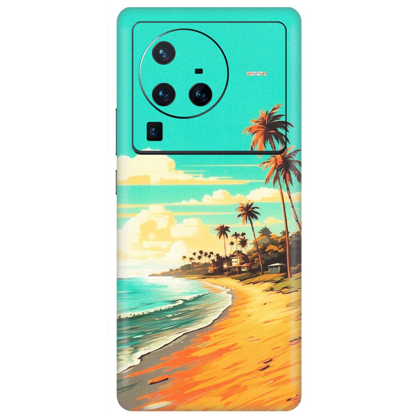 VIVO Z/V/X/T/U/S Series Phone Skins (All Models) - Miami Beach - Matte Finish (M-136) Vivo X80 Pro (5G)