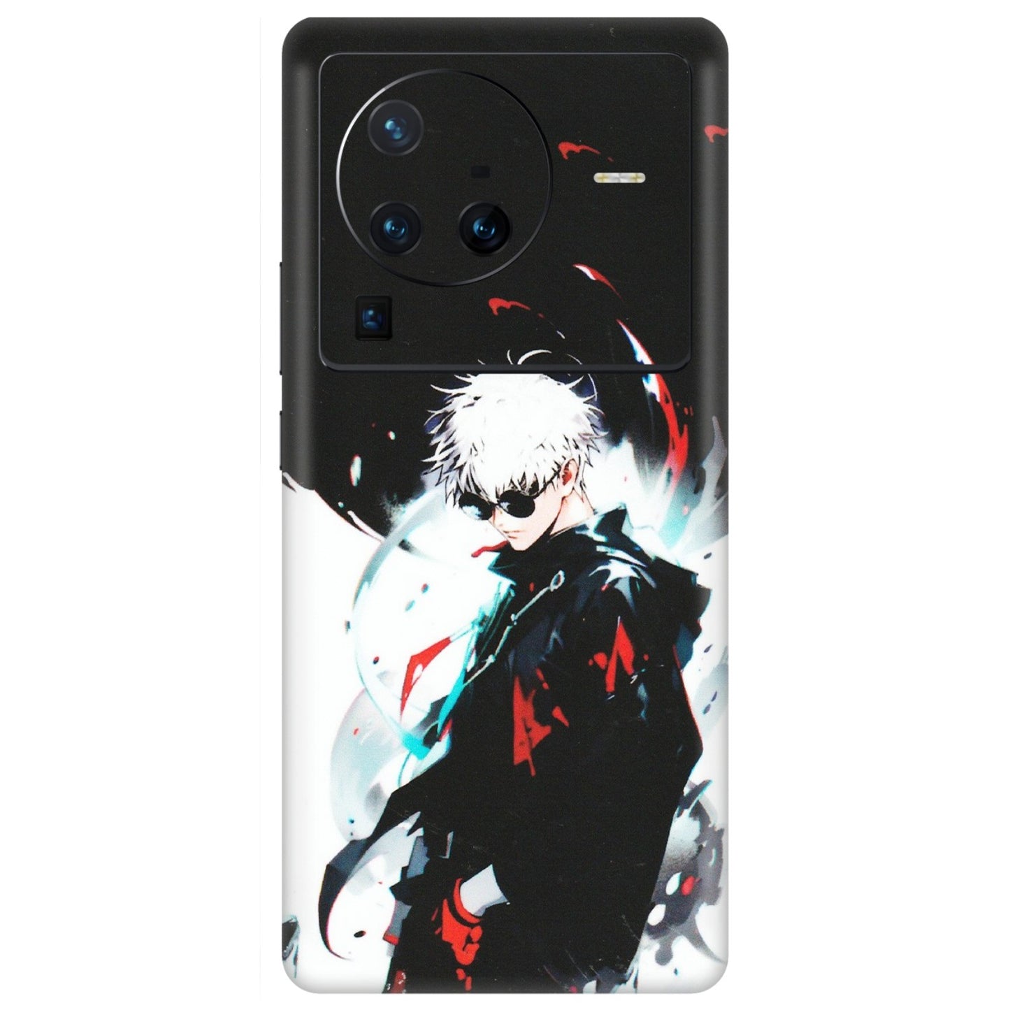 VIVO Z/V/X/T/U/S Series Phone Skins (All Models) - Gojo Powerful Charater Kaisen Anime - Matte Finish (M-144) Vivo X80 Pro (5G)