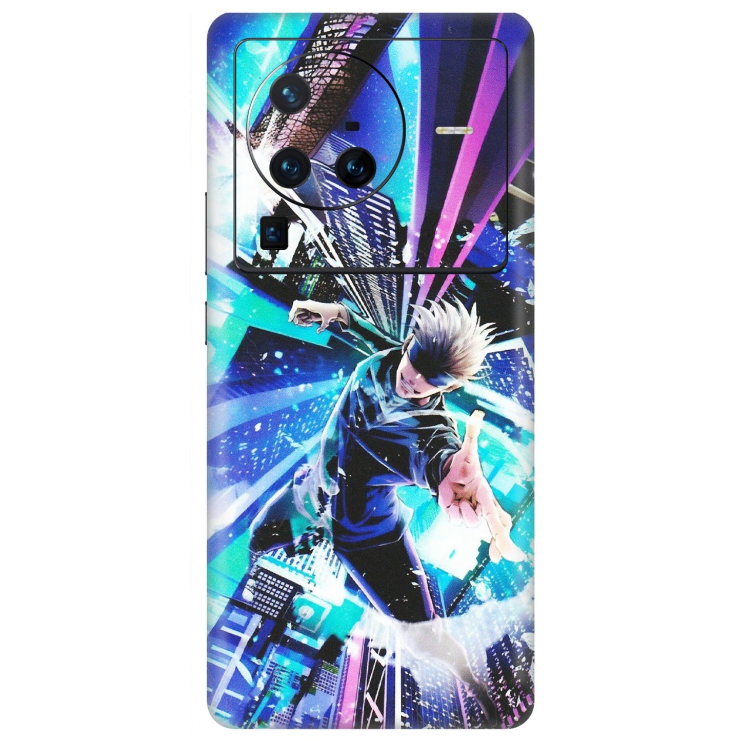VIVO Z/V/X/T/U/S Series Phone Skins (All Models) - Manga Action Jujustu Kaisen Anime - Matte Finish (M-155) Vivo X80 Pro (5G)