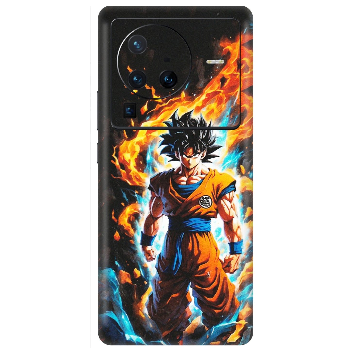 VIVO Z/V/X/T/U/S Series Phone Skins (All Models) - Goku Transformation Anime - Matte Finish (M-159) Vivo X80 Pro (5G)