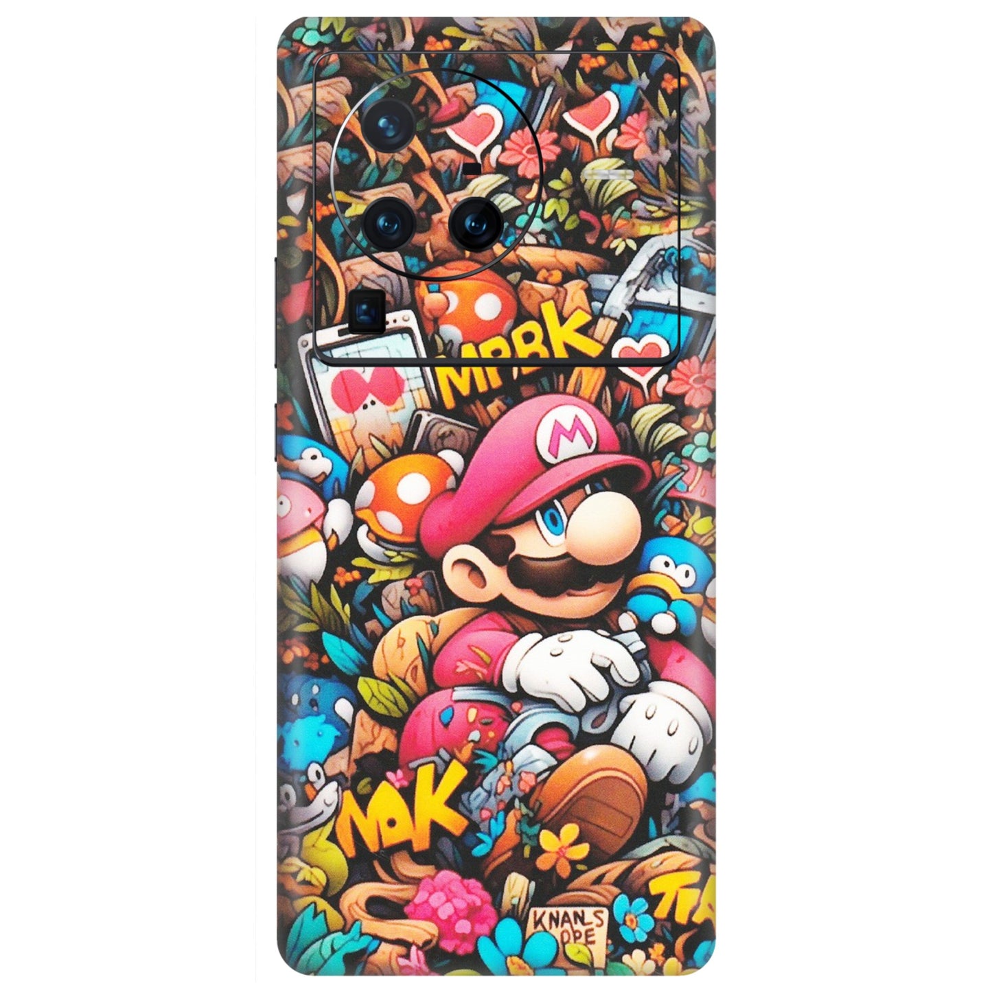 VIVO Z/V/X/T/U/S Series Phone Skins (All Models) - Super Mario Bros Artistic - Matte Finish (M-173) Vivo X80 Pro (5G)
