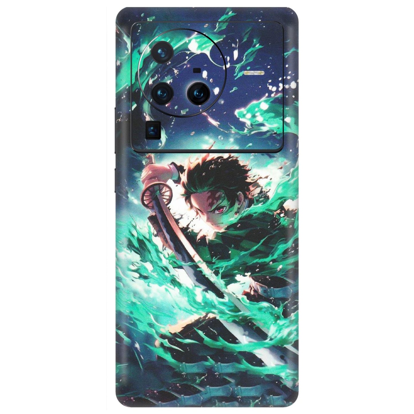 VIVO Z/V/X/T/U/S Series Phone Skins (All Models) - Sword Fighter Anime - Matte Finish (M-29) Vivo X80 Pro (5G)
