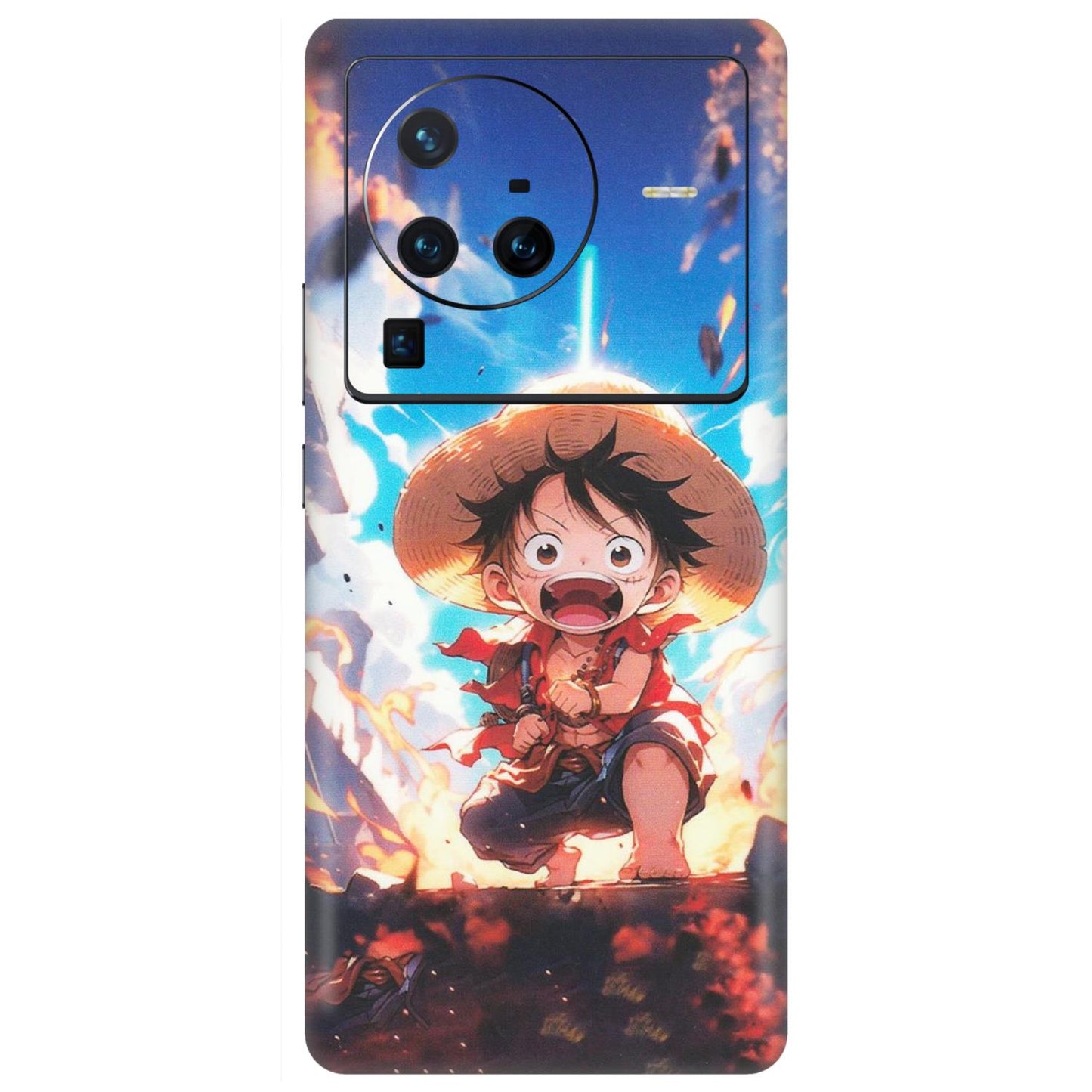 VIVO Z/V/X/T/U/S Series Phone Skins (All Models) - Toon One Piece Cute Character - Matte Finish (M-35) Vivo X80 Pro (5G)