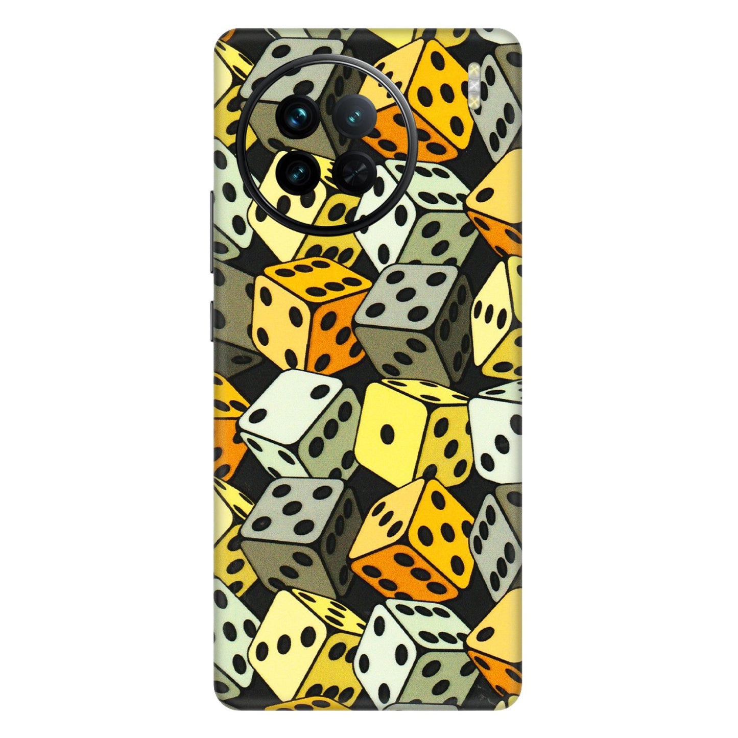 VIVO Z/V/X/T/U/S Series Phone Skins (All Models) - Dices Of Life - 3D Embossed Finish (L-04) Vivo X90