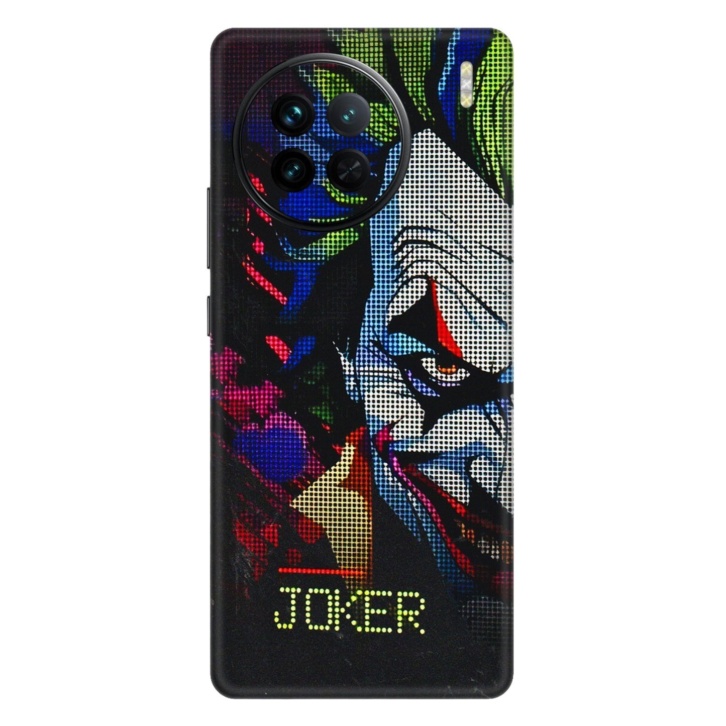 VIVO Z/V/X/T/U/S Series Phone Skins (All Models) - Joker Dot Matrix - 3D Embossed Finish (L-08) Vivo X90