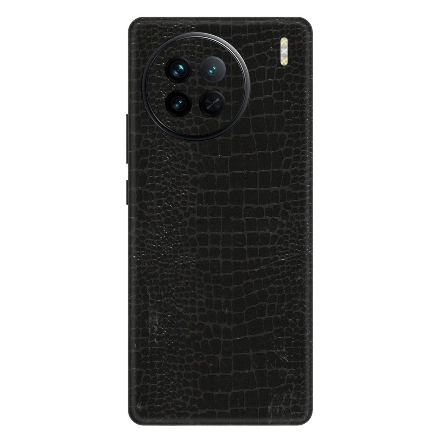 VIVO Z/V/X/T/U/S Series Phone Skins (All Models) - Snake Leather Black - 3D Embossed Finish (L-107) Vivo X90