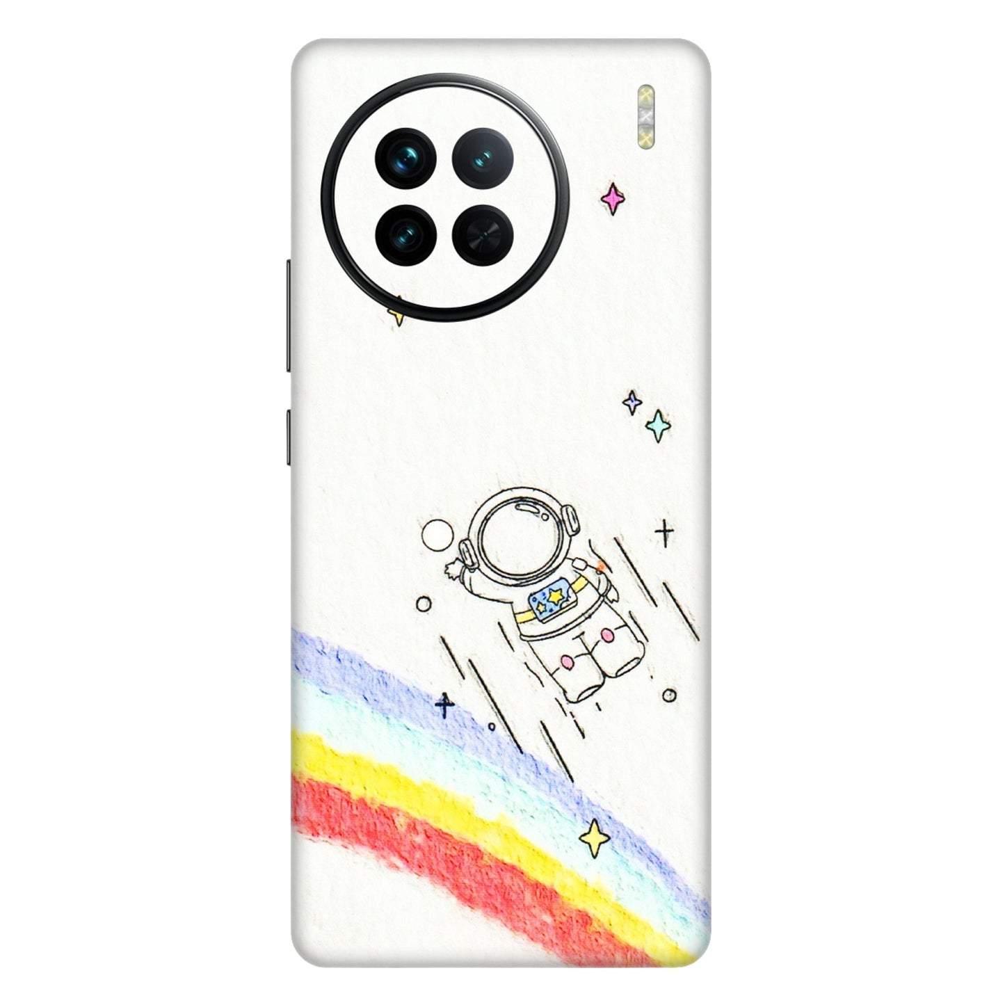 VIVO Z/V/X/T/U/S Series Phone Skins (All Models) - Milkyway Astronaut - 3D Embossed Finish (L-110) Vivo X90
