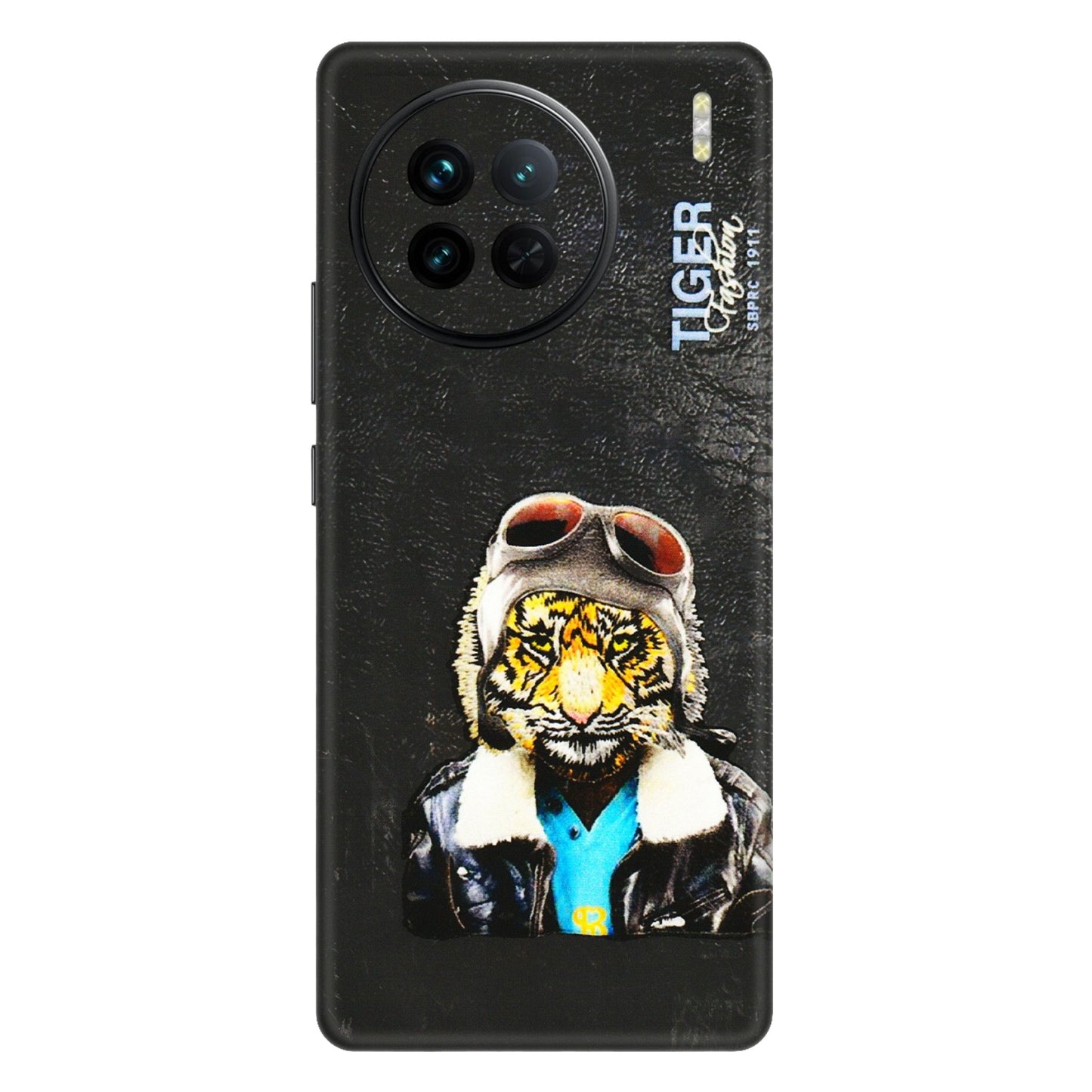 VIVO Z/V/X/T/U/S Series Phone Skins (All Models) - Rider Tiger - 3D Embossed Finish (L-113) Vivo X90