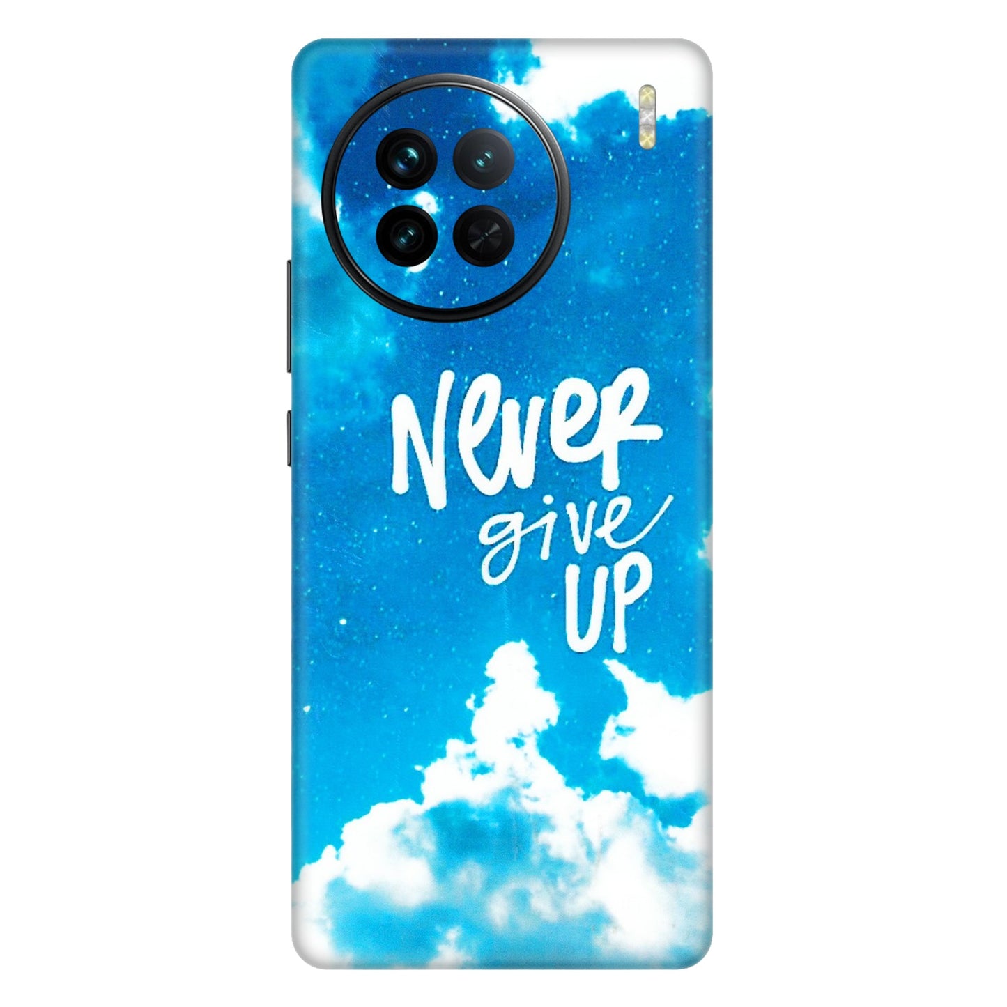 VIVO Z/V/X/T/U/S Series Phone Skins (All Models) - Never Give Up - 3D Embossed Finish (L-279) Vivo X90