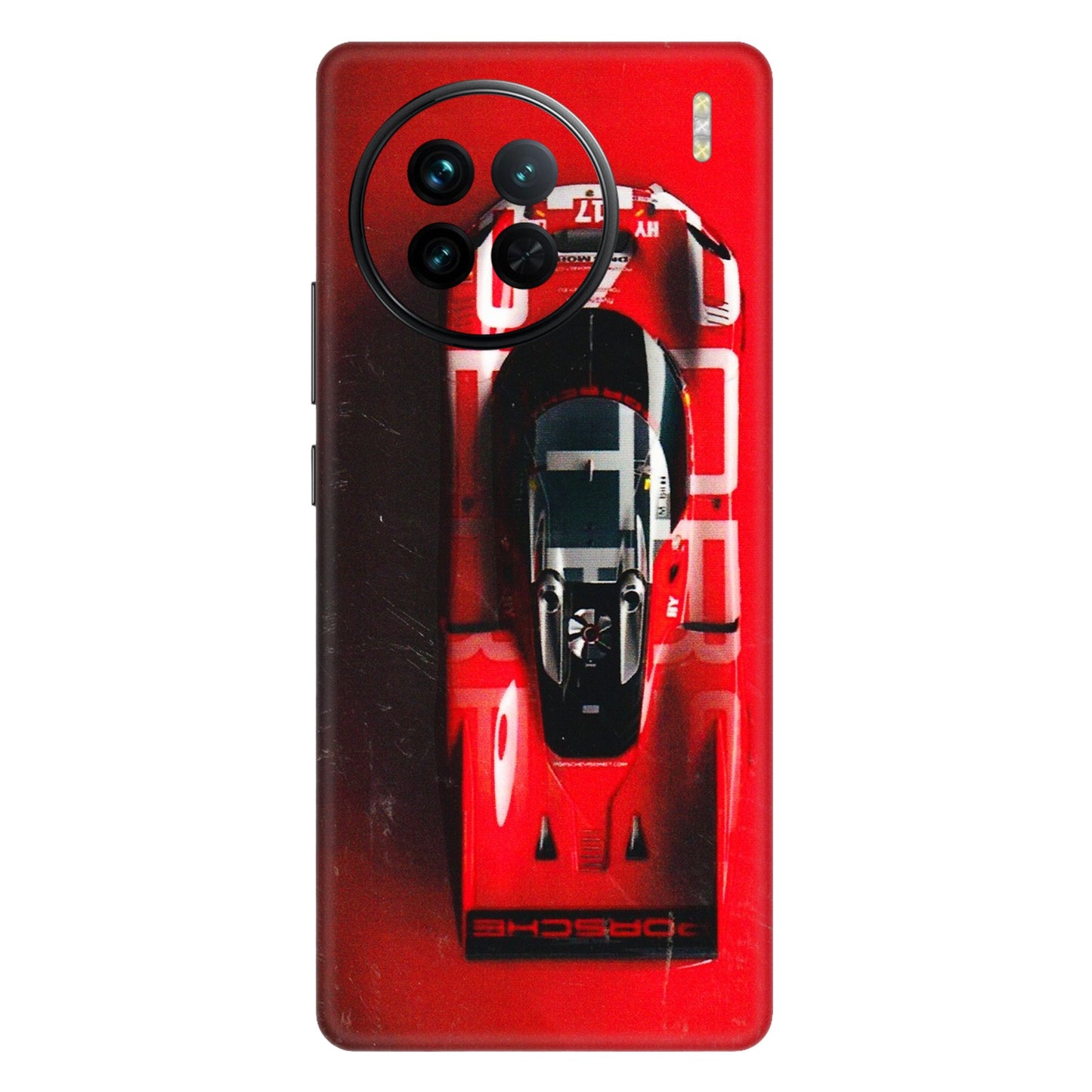 VIVO Z/V/X/T/U/S Series Phone Skins (All Models) - Red Porsche Car Logo - 3D Embossed Finish (L-315) Vivo X90