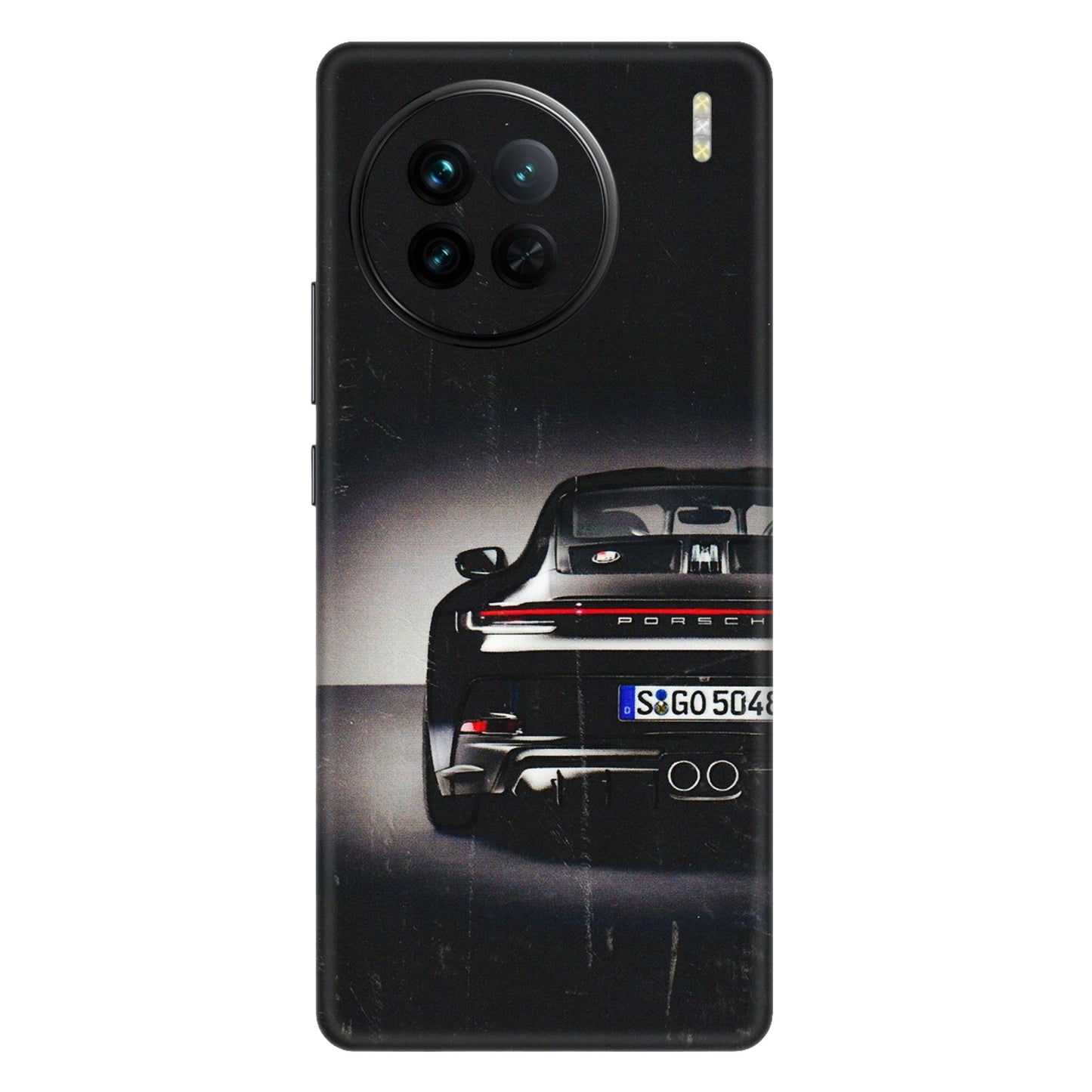 VIVO Z/V/X/T/U/S Series Phone Skins (All Models) - New Black Porsche GT3 - 3D Embossed Finish (L-327) Vivo X90