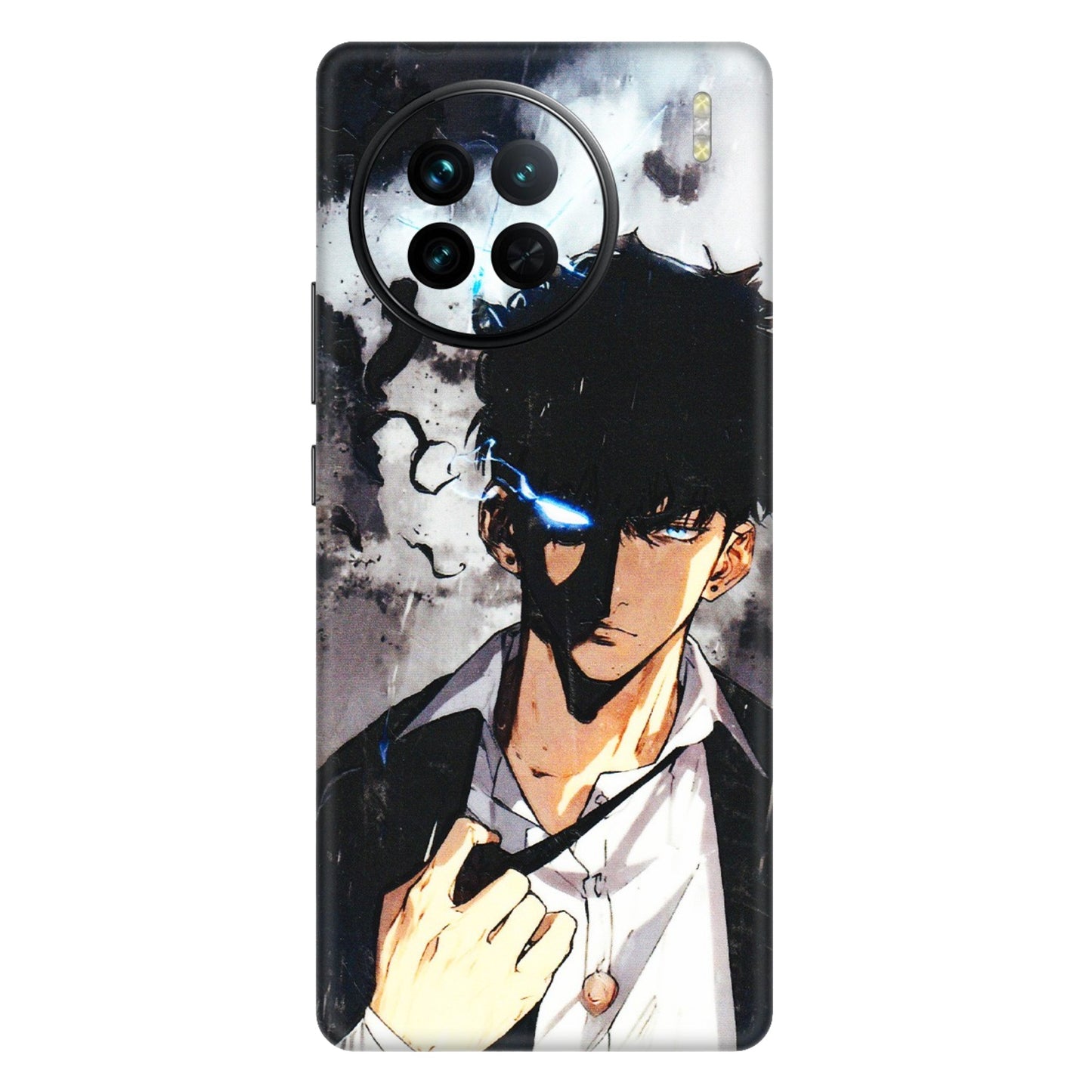 VIVO Z/V/X/T/U/S Series Phone Skins (All Models) - Sung Jinwoo Manhwa Anime - 3D Embossed Finish (L-328) Vivo X90
