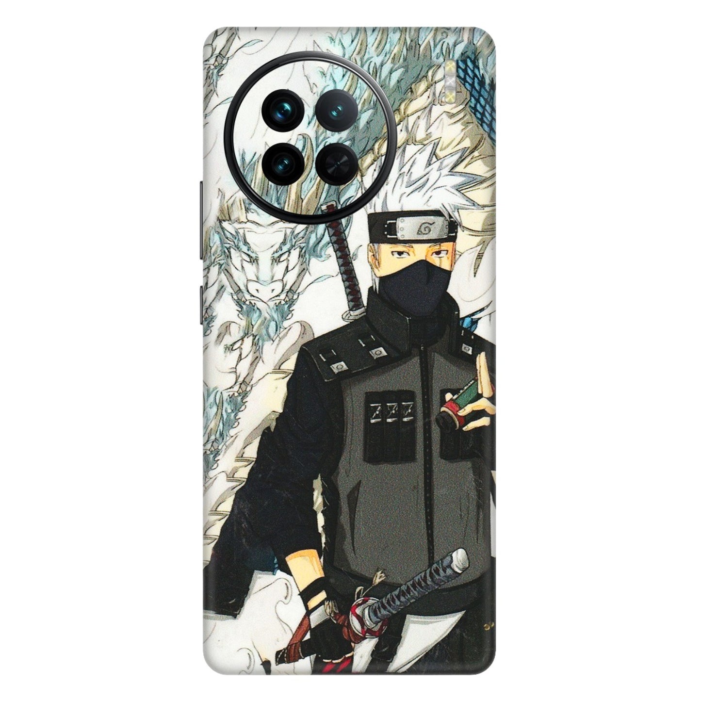 VIVO Z/V/X/T/U/S Series Phone Skins (All Models) - Kakashi Hatake Naruto Anime - 3D Embossed Finish (L-46) Vivo X90