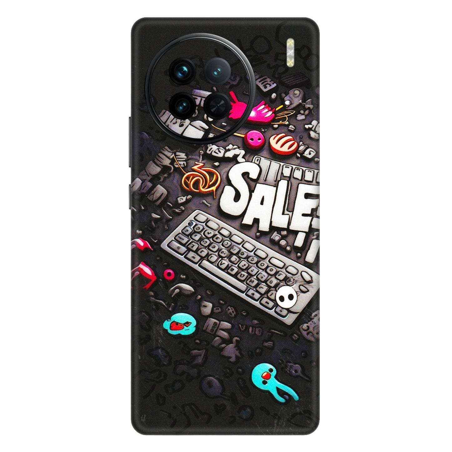 VIVO Z/V/X/T/U/S Series Phone Skins (All Models) - Gadgets Sale - 3D Embossed Finish (L-50) Vivo X90