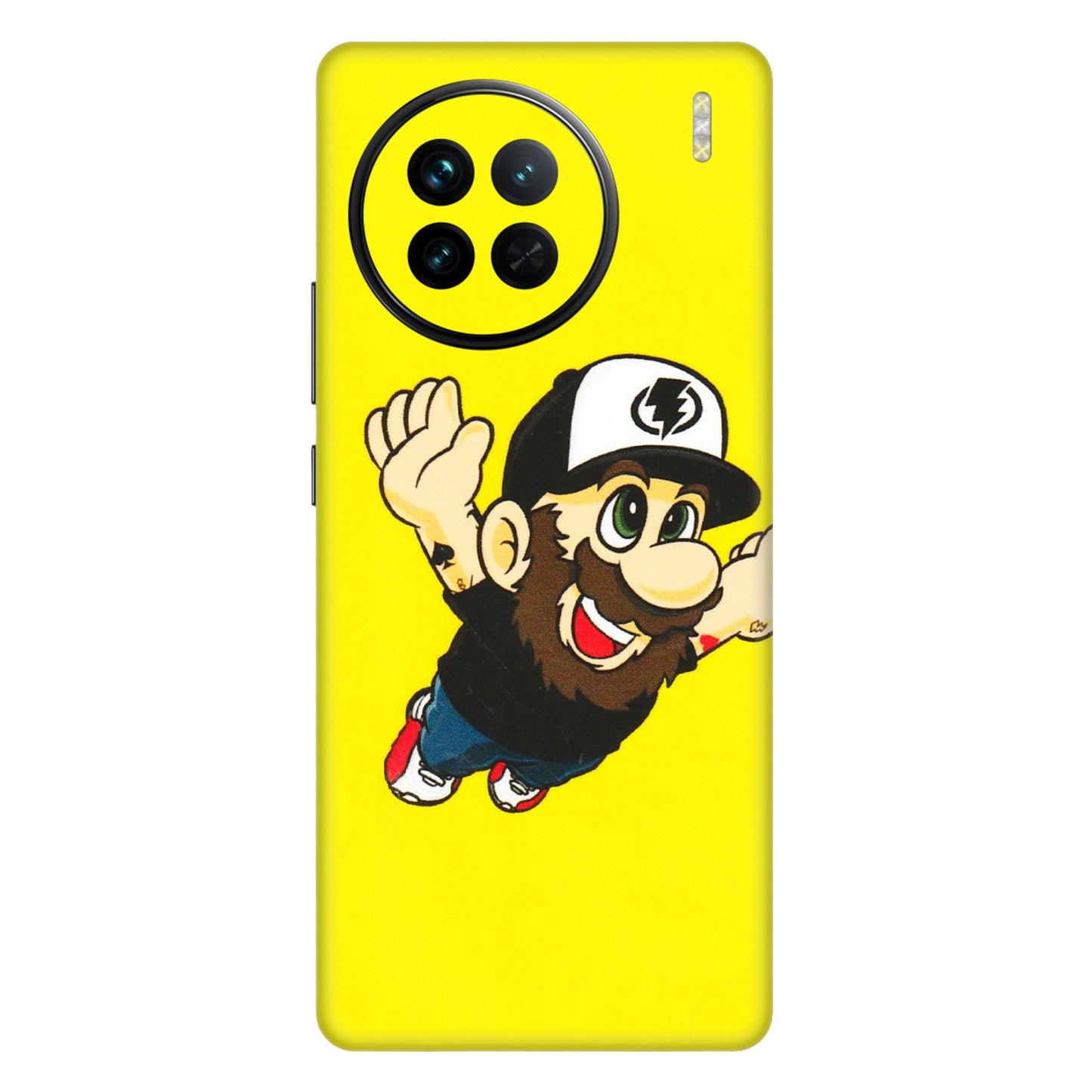 VIVO Z/V/X/T/U/S Series Phone Skins (All Models) - Flying Beardo - 3D Embossed Finish (L-60) Vivo X90
