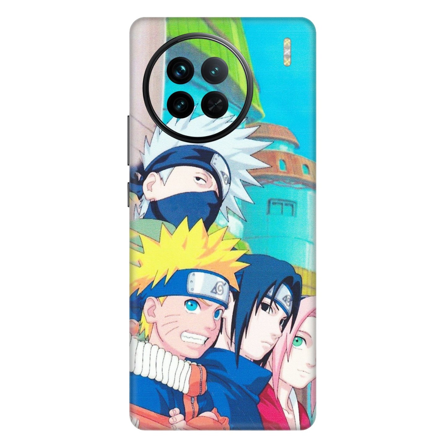 VIVO Z/V/X/T/U/S Series Phone Skins (All Models) - Team Minato And Kakashi - Matte Finish (M-101) Vivo X90