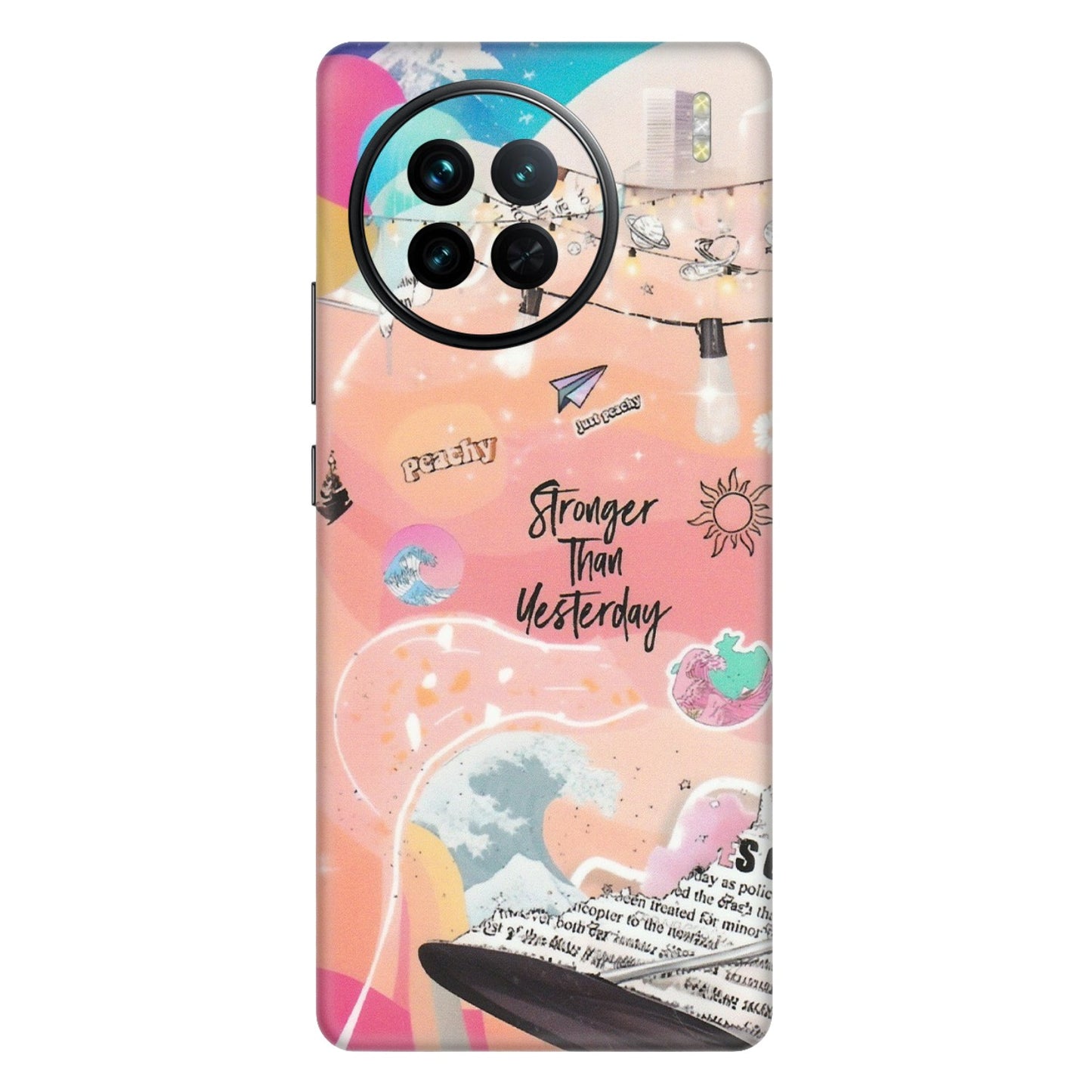 VIVO Z/V/X/T/U/S Series Phone Skins (All Models) - Stronger Then Yesterday - Matte Finish (M-128) Vivo X90