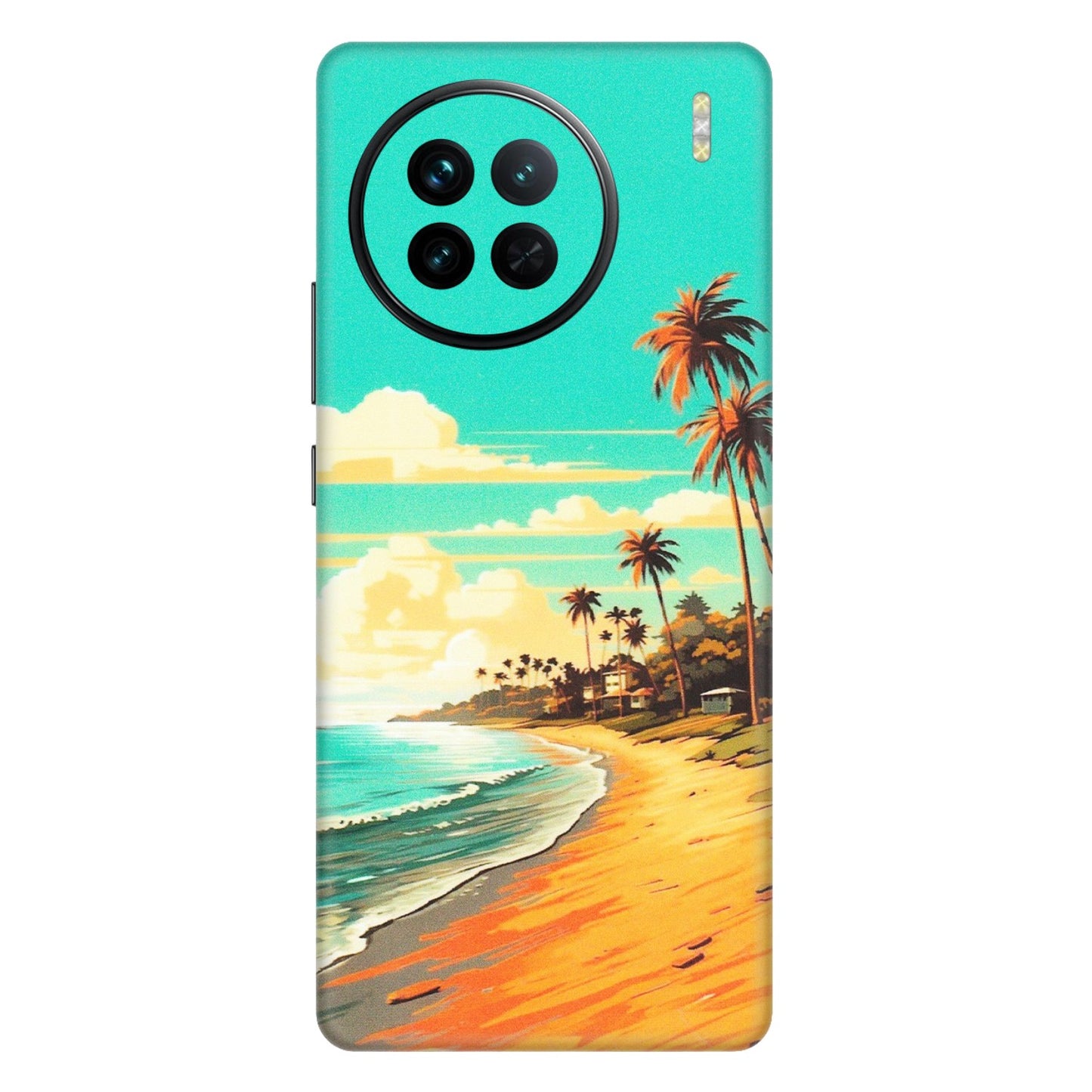 VIVO Z/V/X/T/U/S Series Phone Skins (All Models) - Miami Beach - Matte Finish (M-136) Vivo X90